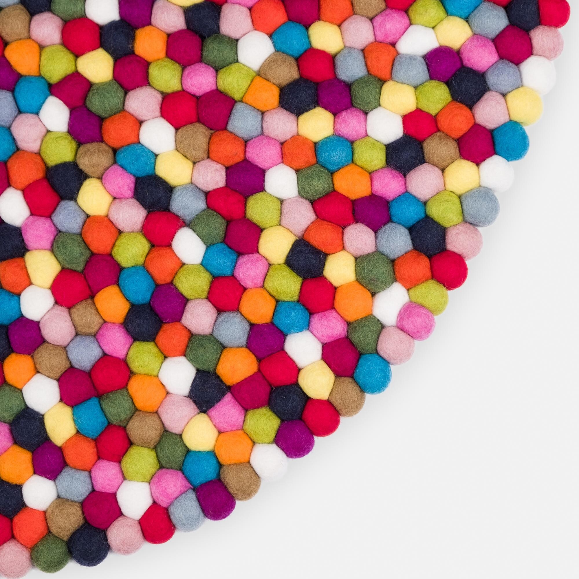 Lotte Felt Ball Rug
