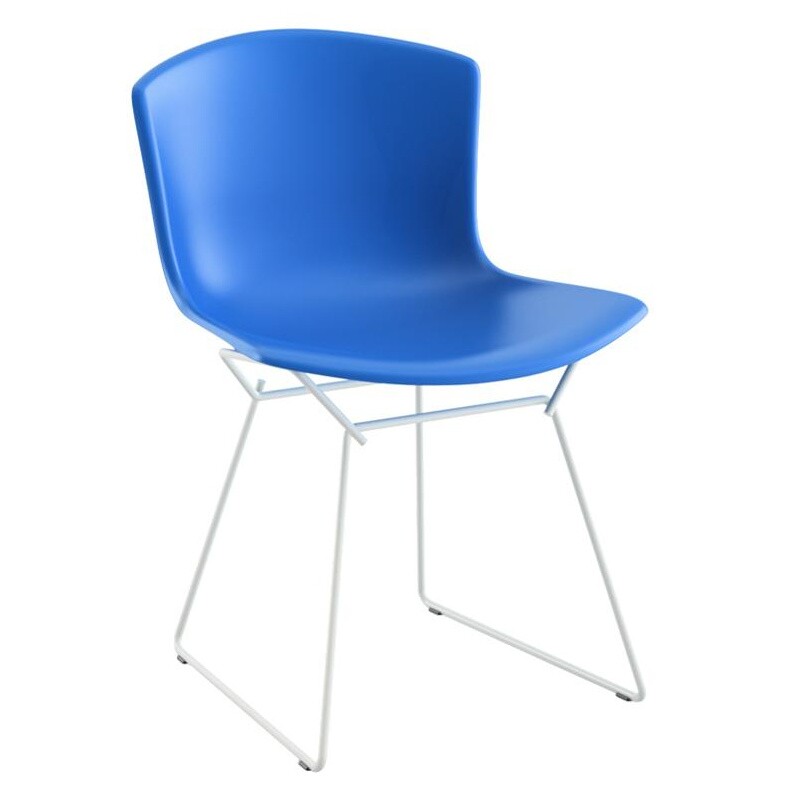 Bertoia Plastic Side Chair Frame White