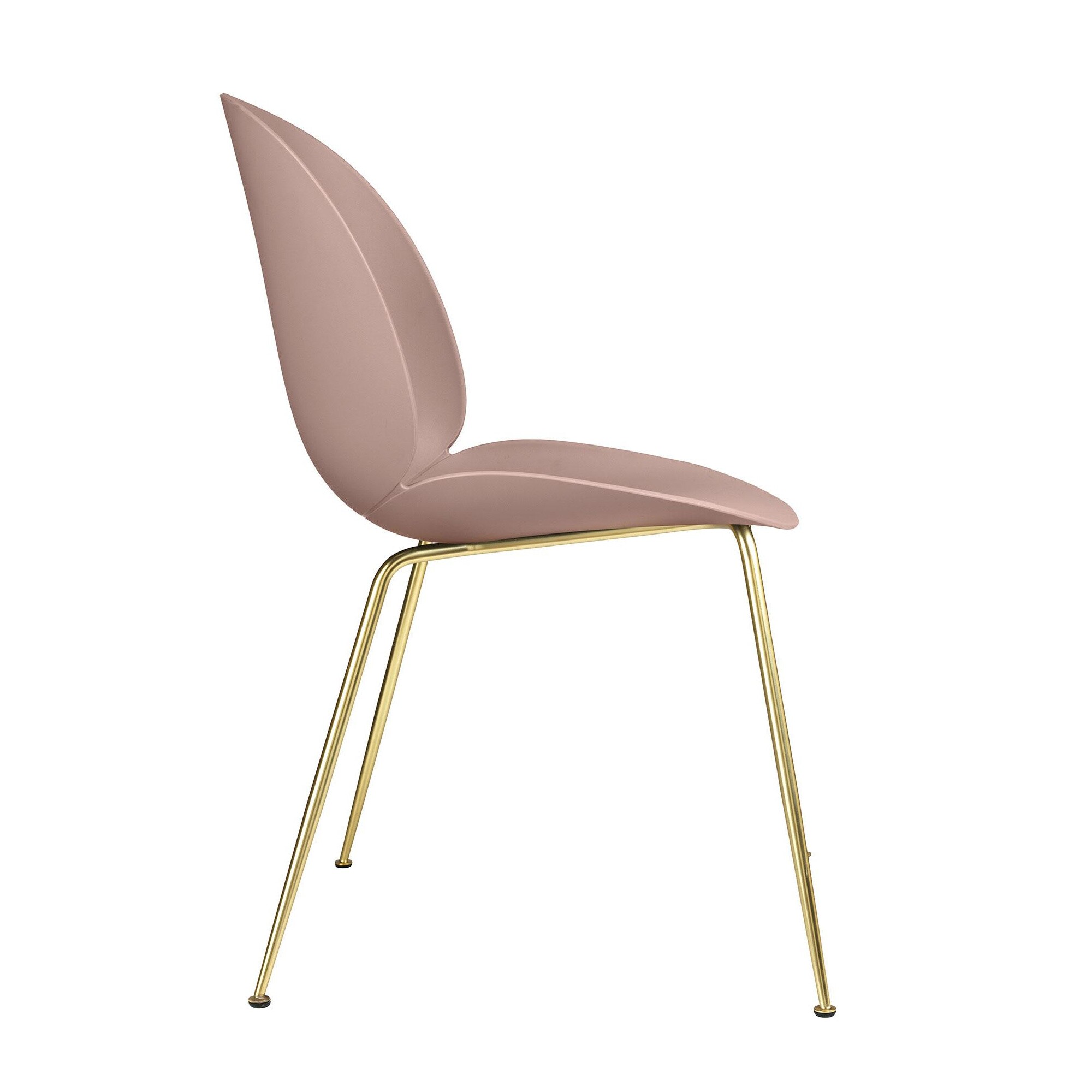 Beetle Dining Chair Frame Brass