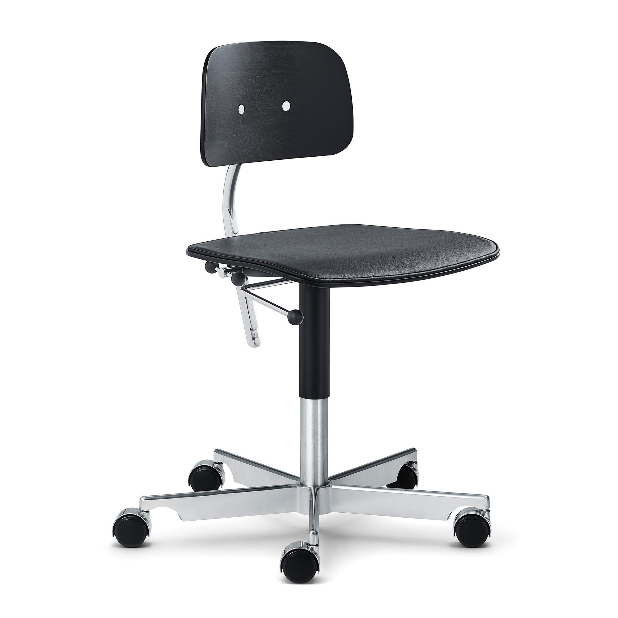 Kevi 2533 Office Chair with Leather Seat