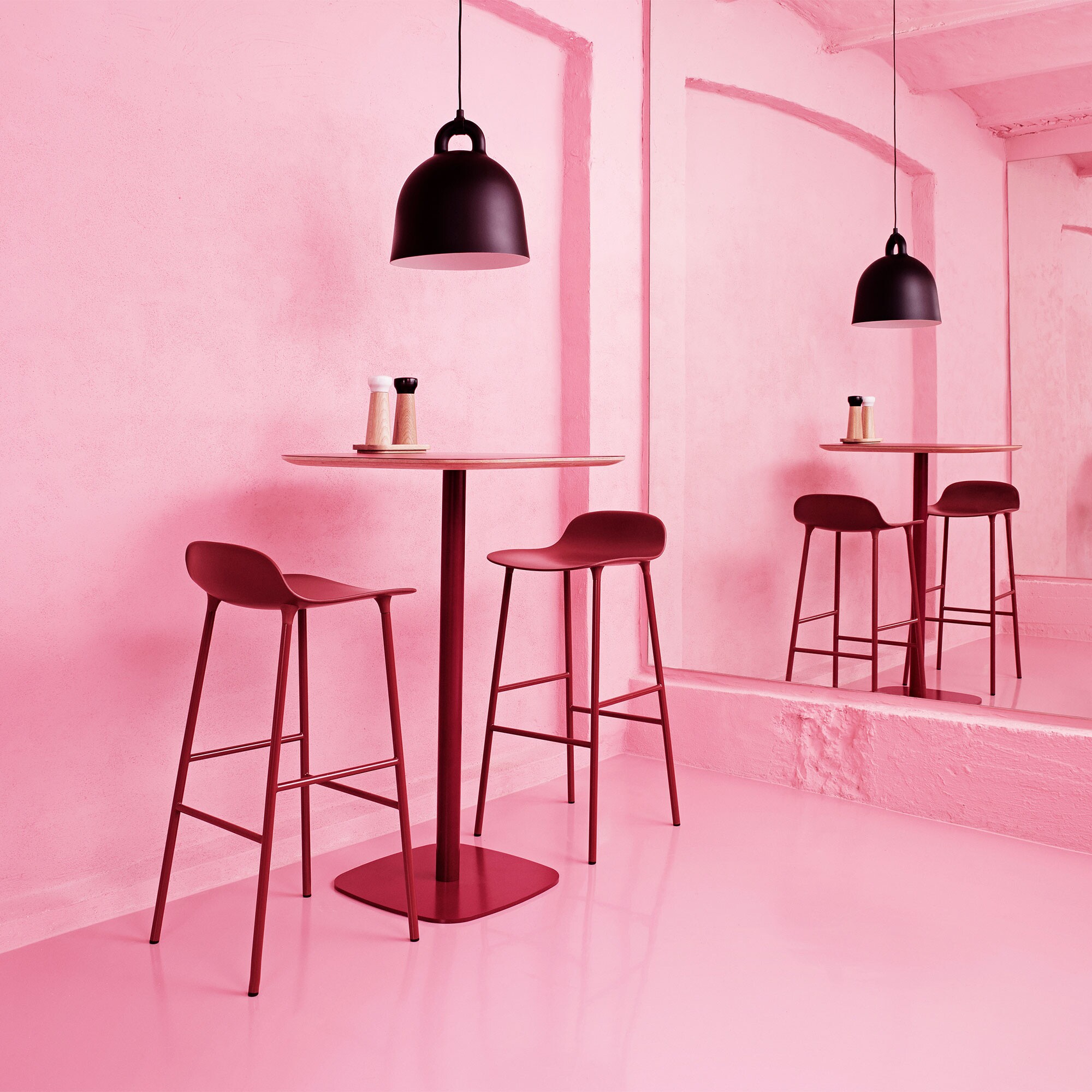 Form Bar Stool Steel Base 75cm