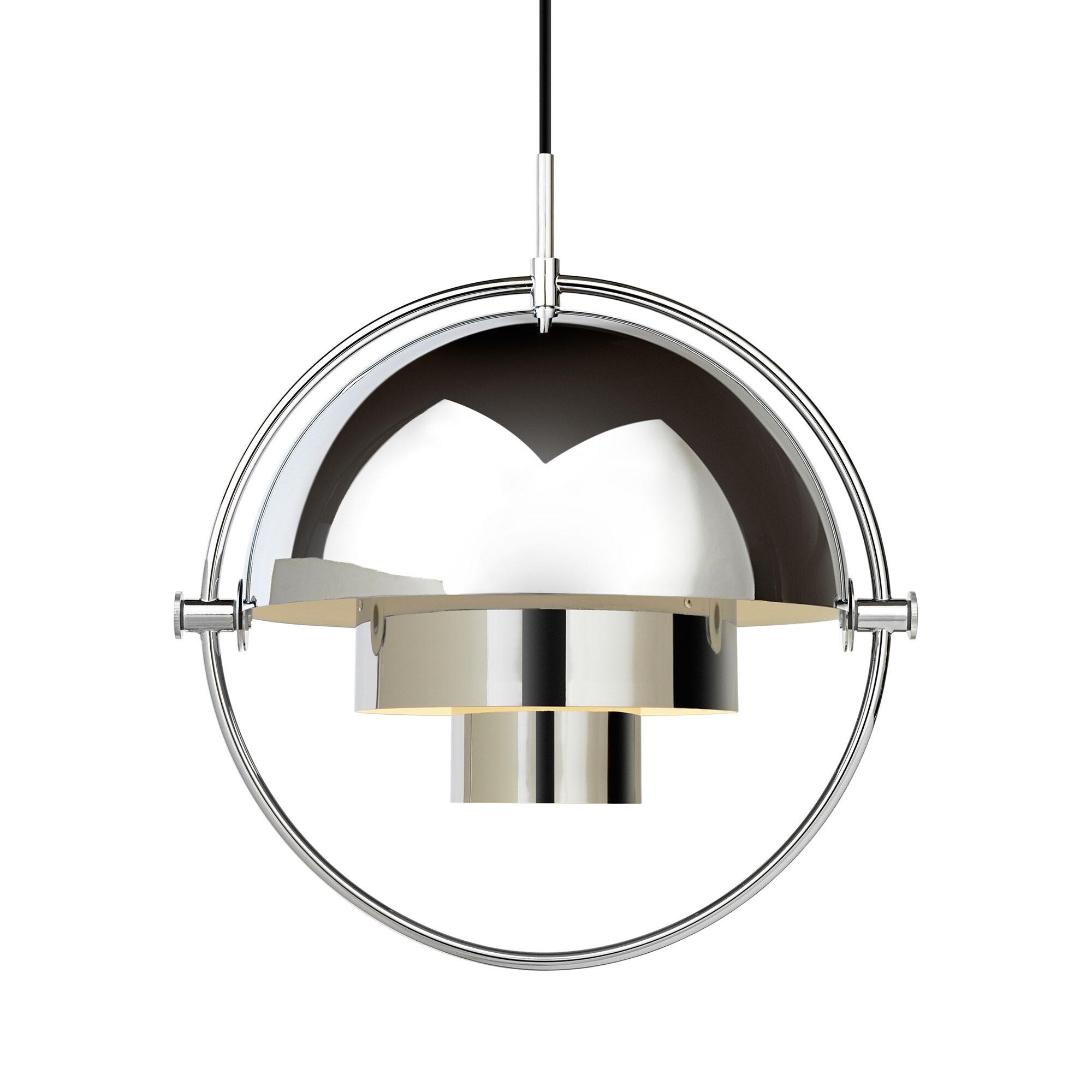 Multi-Lite Suspension Lamp Ø36cm Frame Chrome