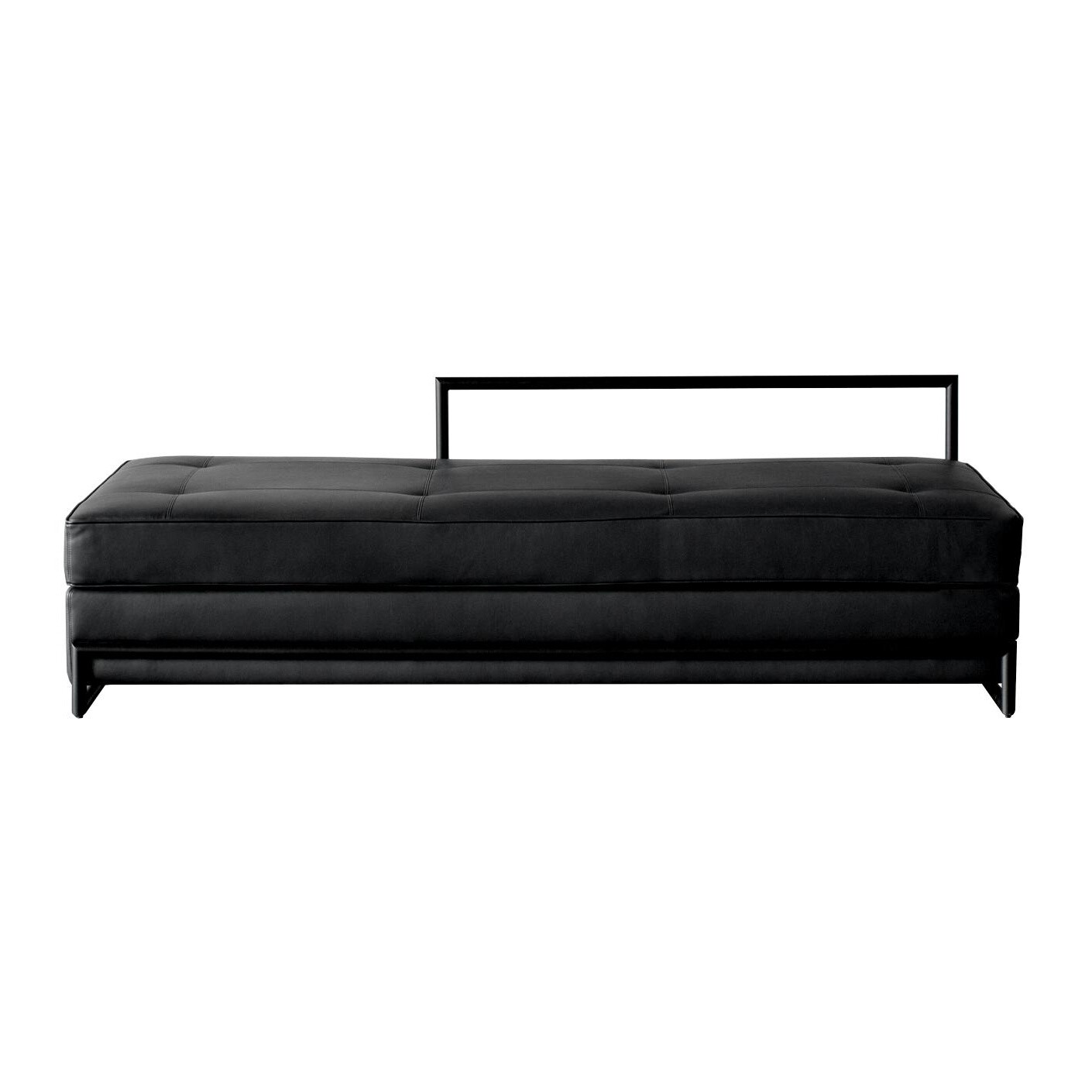 Day Bed Black Version Lounge Leather
