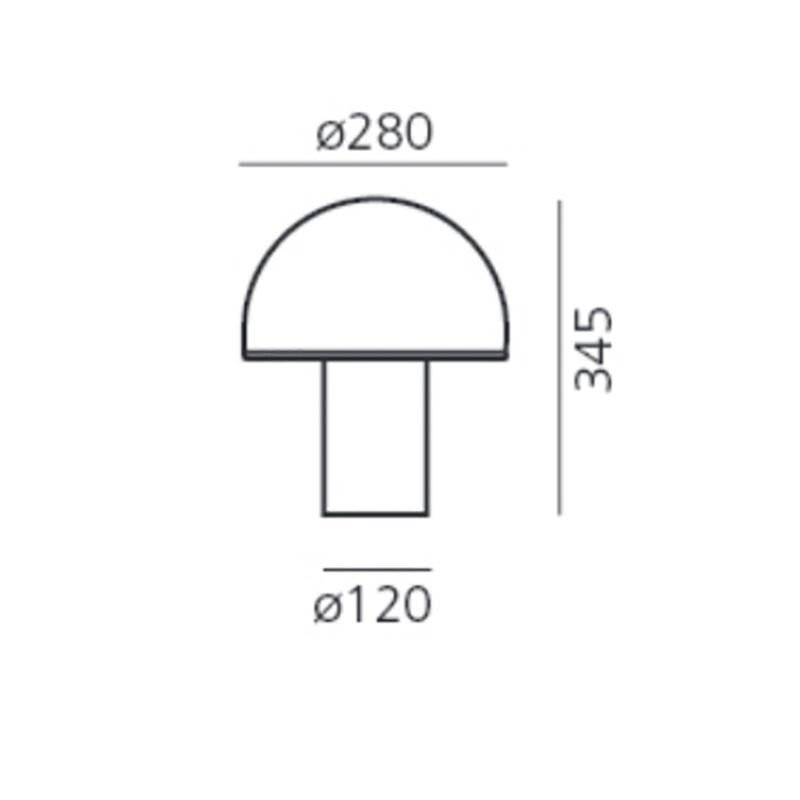Onfale Tavolo Medio Table Lamp