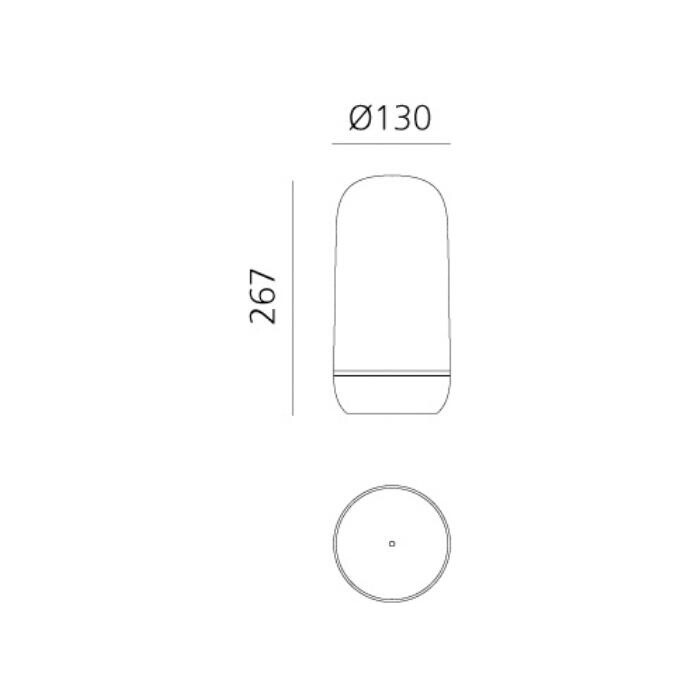 Gople Portable LED Table Lamp with Battery