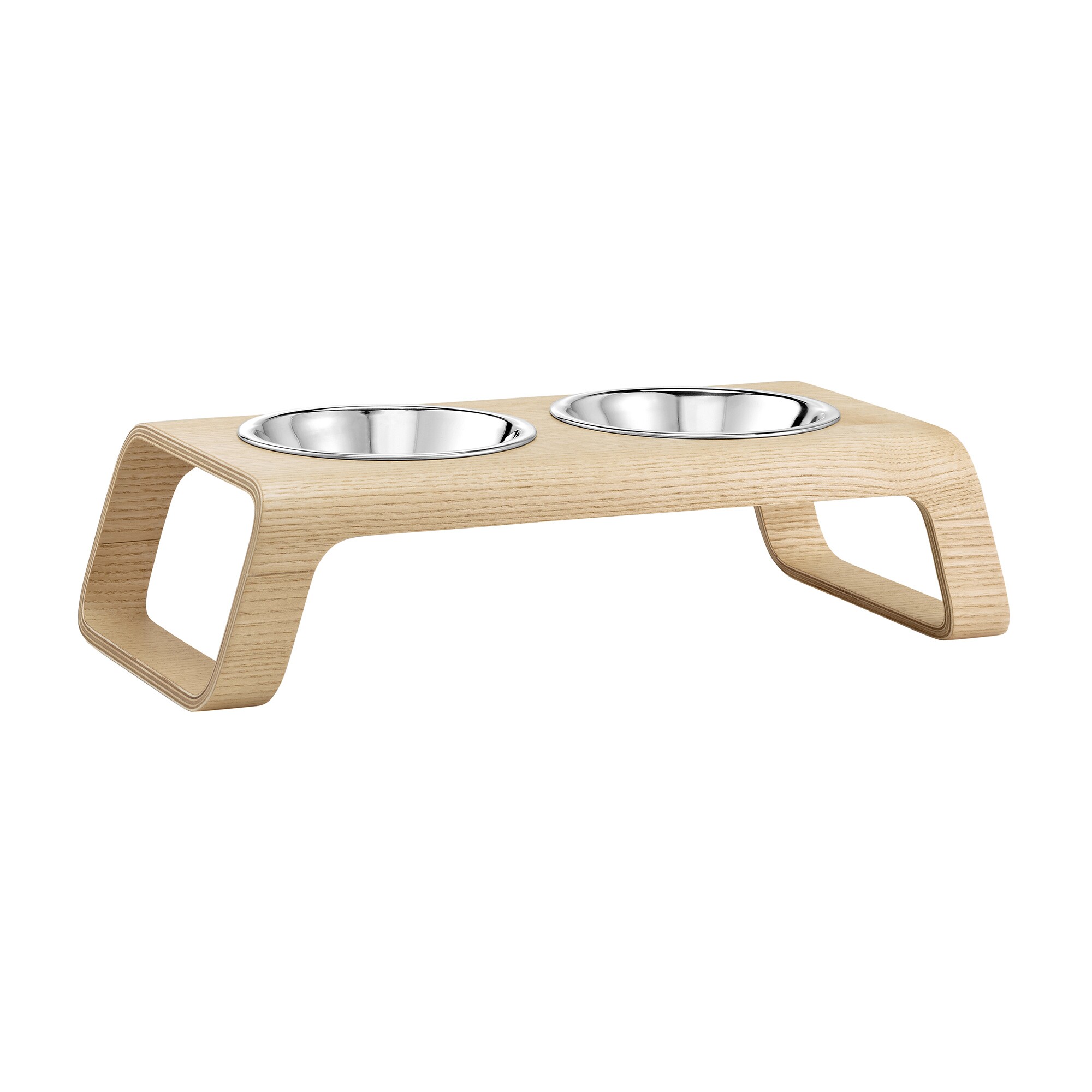 Desco Cat Bowl Stand S Wood