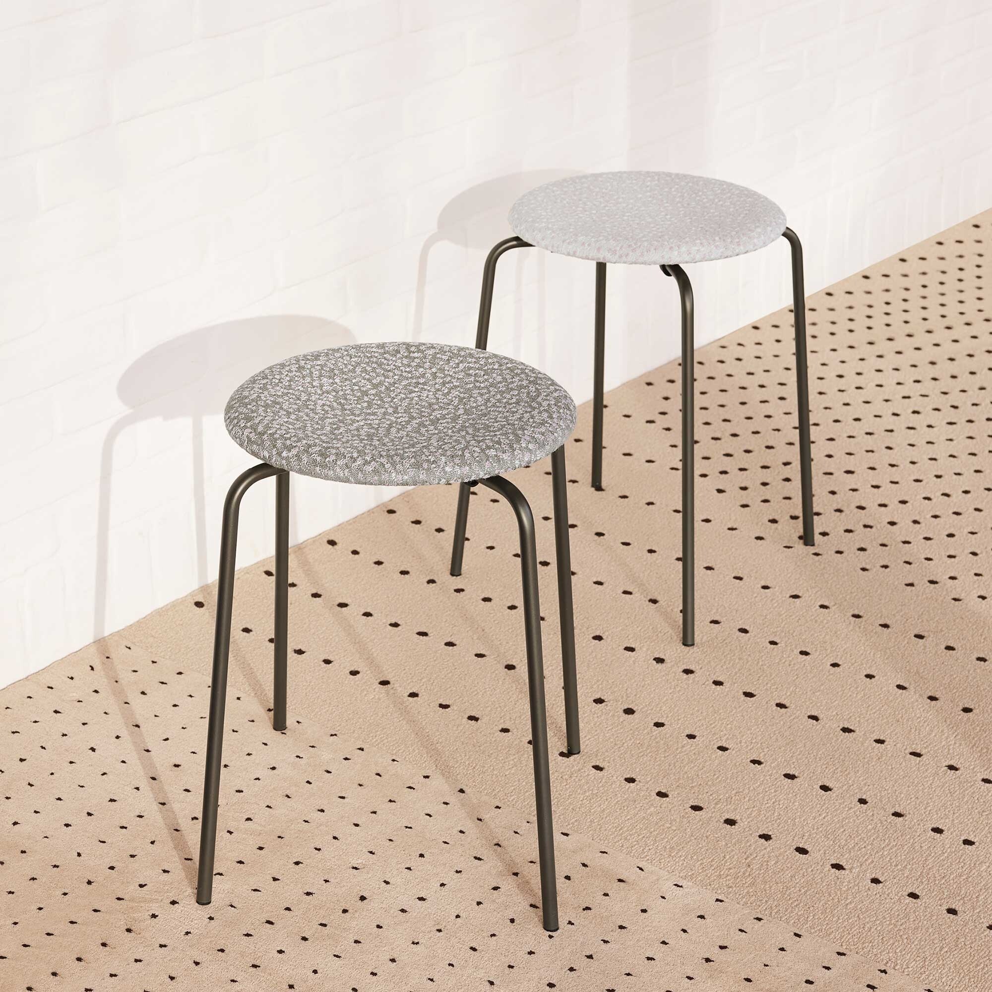 DOT™ Stool Fabric Warm Graphite Base