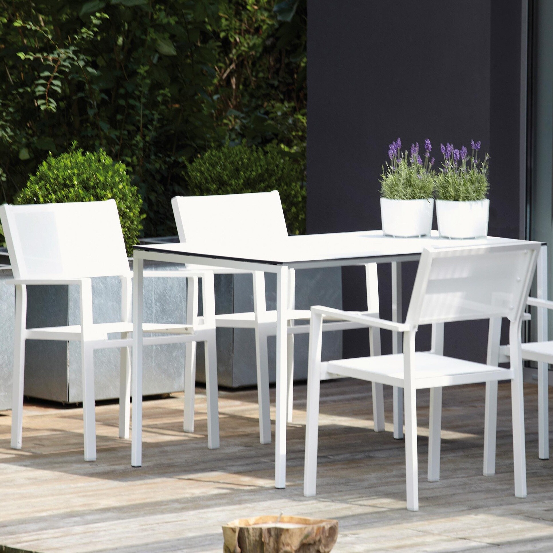 Cubic Garden Armchair Set of 2