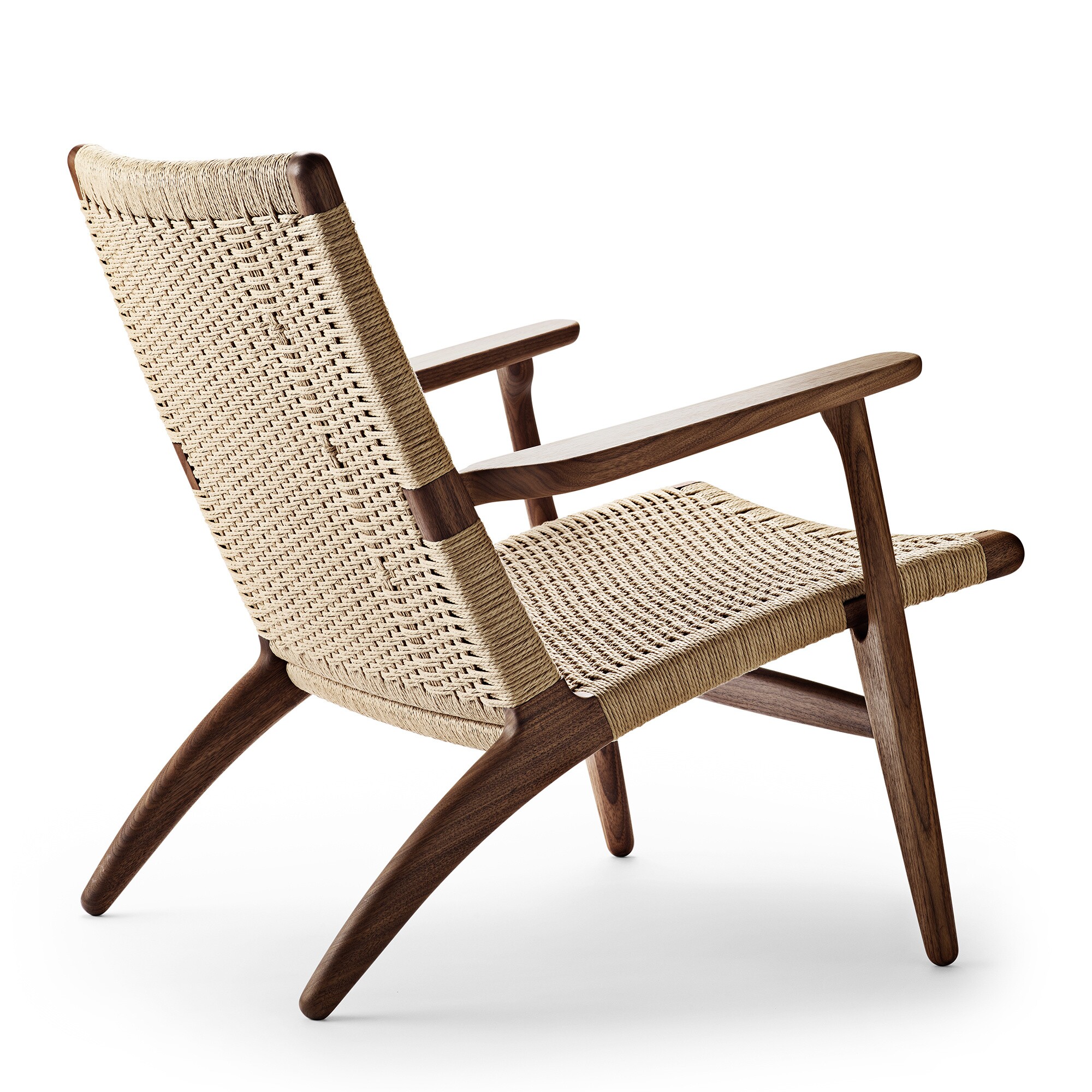 CH25 Easy Chair Frame Walnut