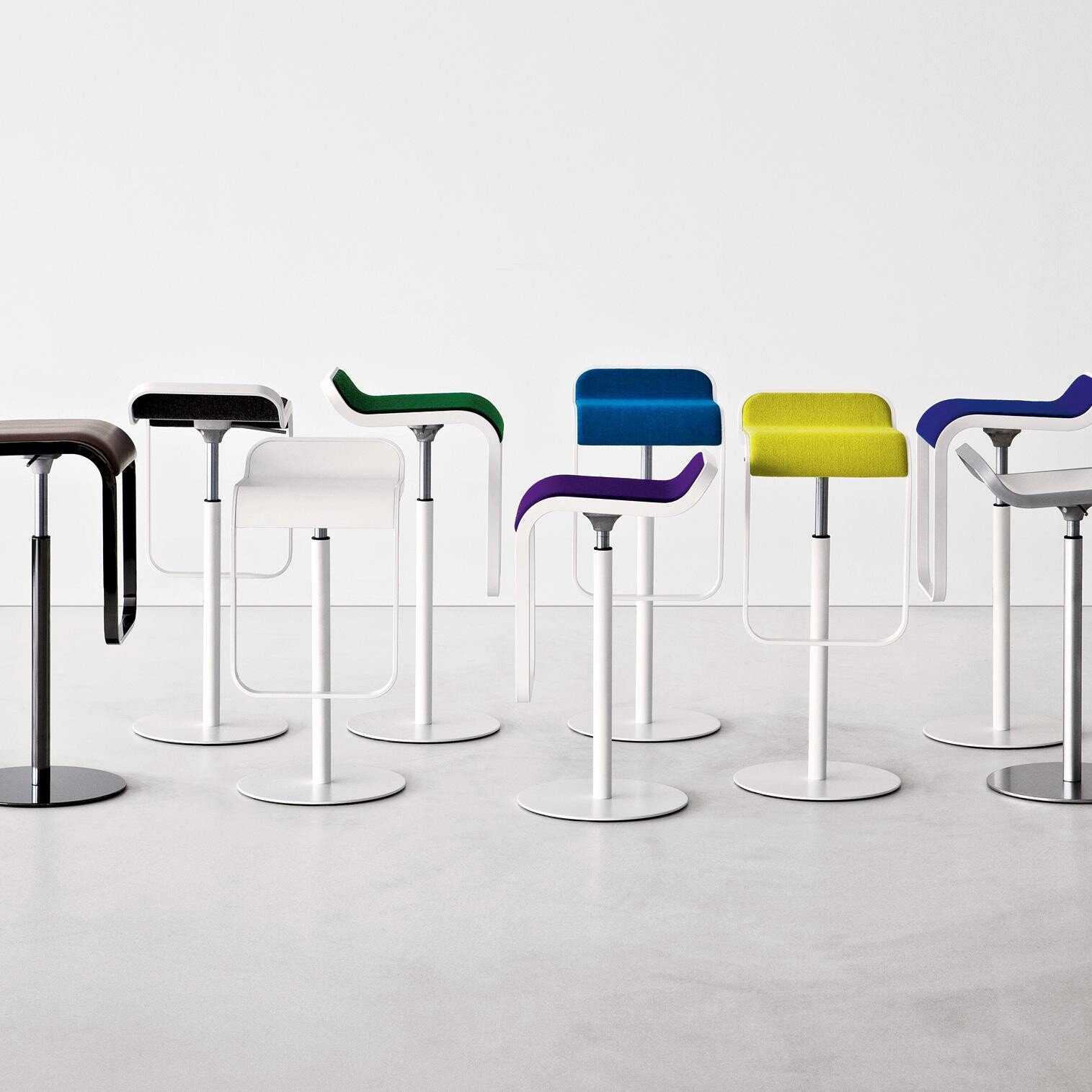 LEM S81 Bar Stool Seat Stainless Steel H88cm