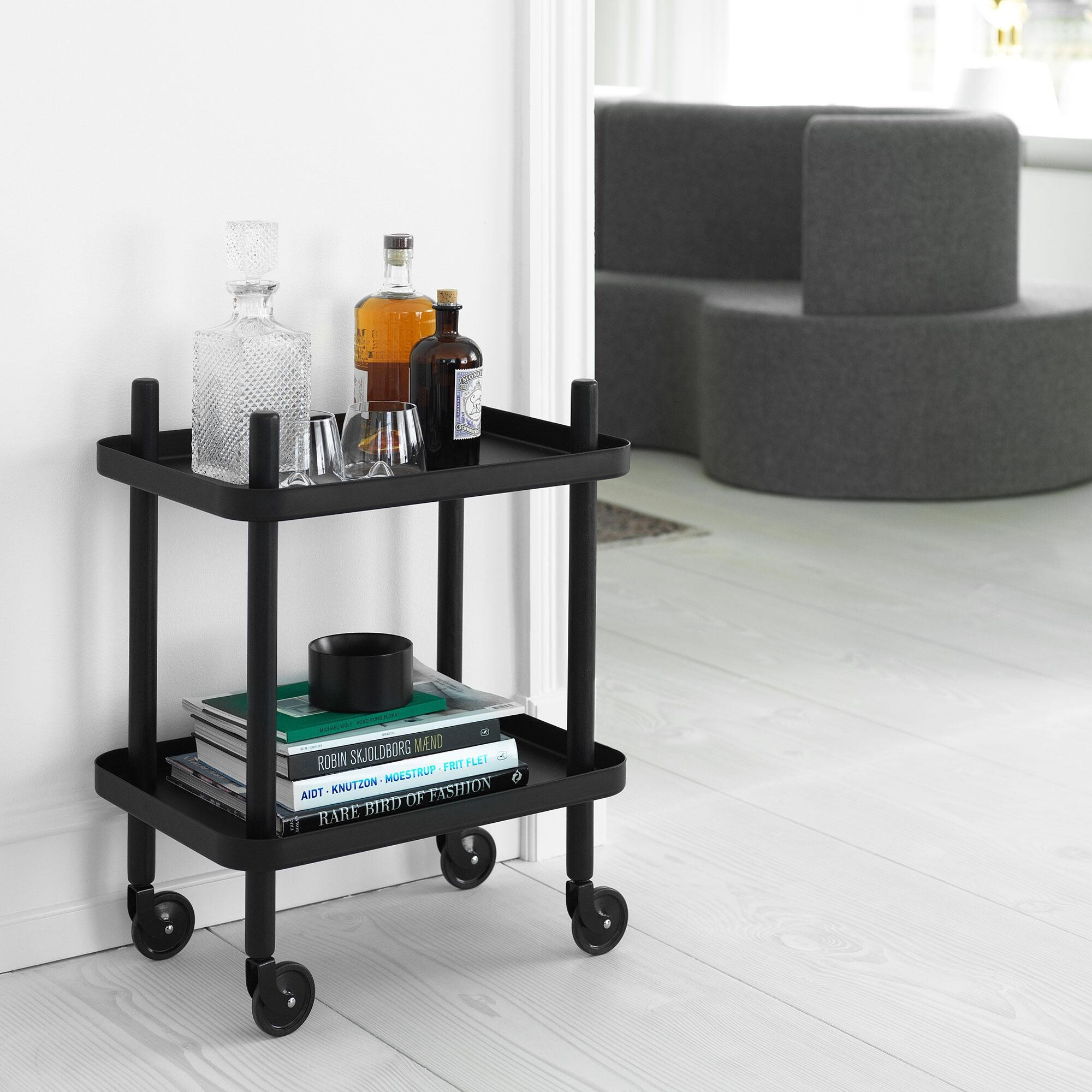 Block Side Table/Trolley