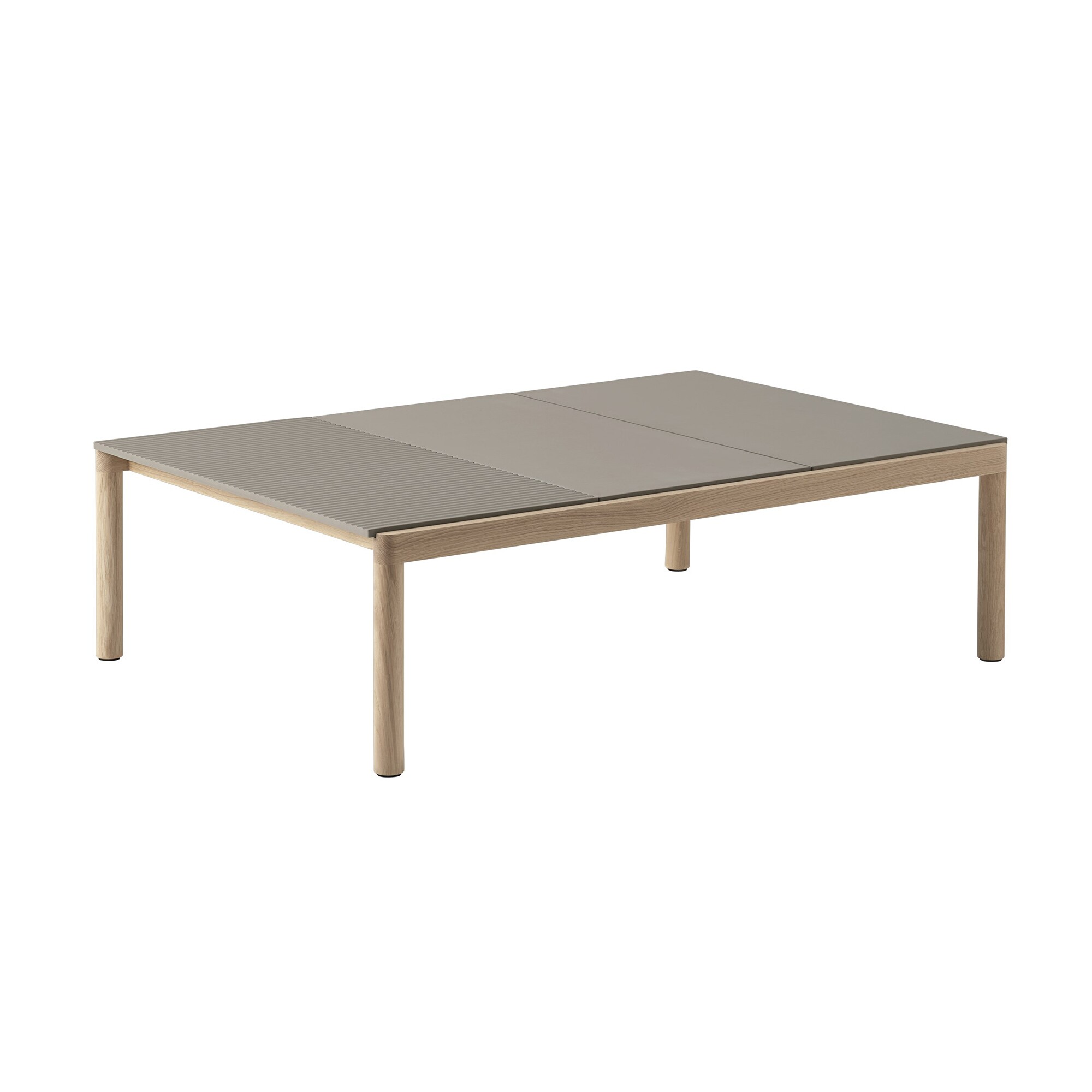 Couple Coffee Table 120x84x35 cm Wavy