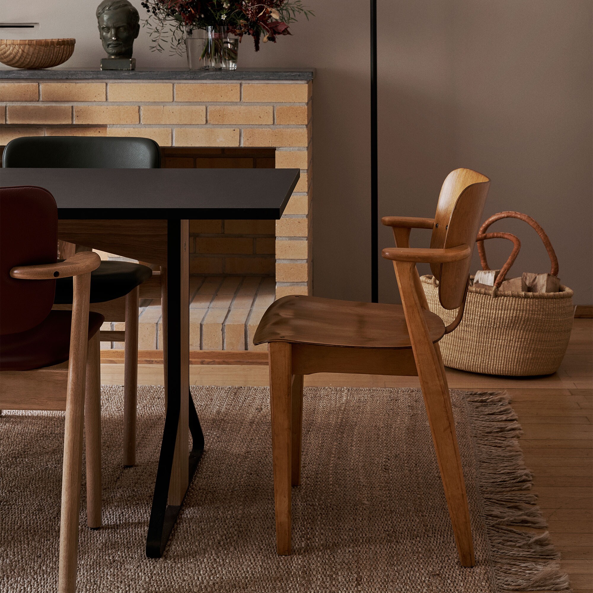 Kaari REB012 Table Clear Lacquered Oak 160x80cm