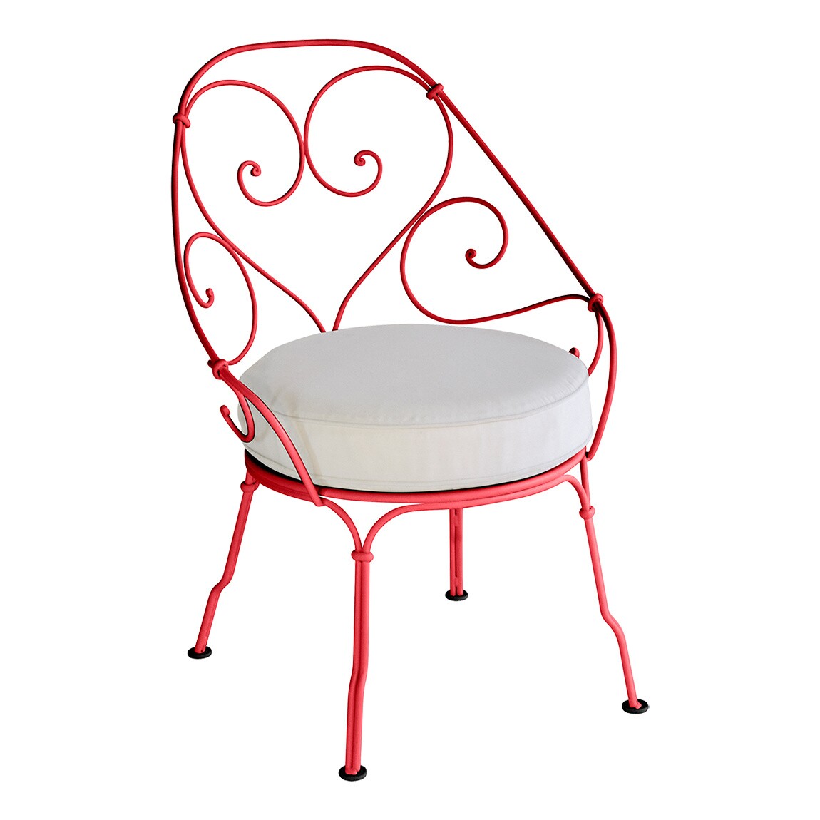 1900 Cabriolet Garden Armchair with Cushion