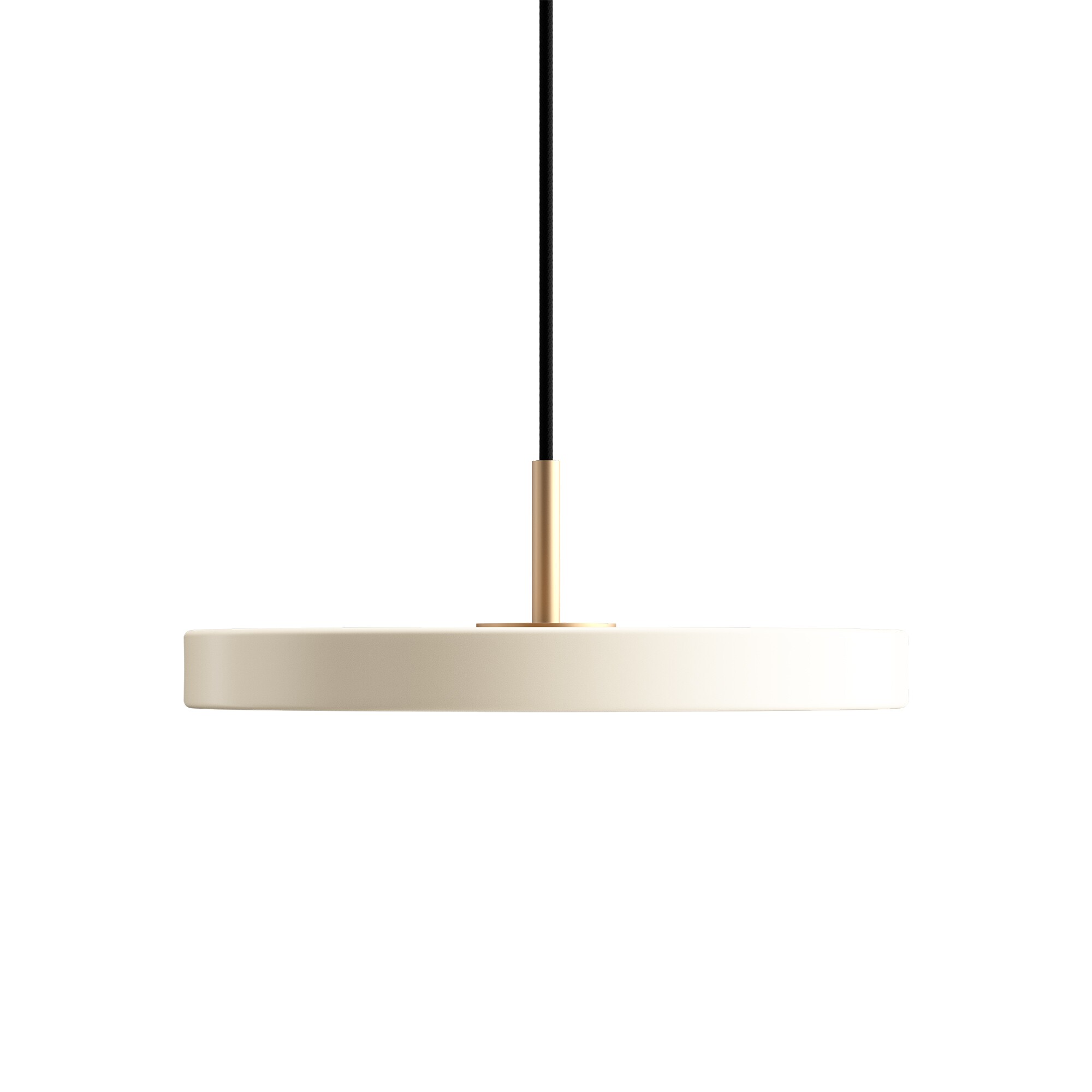 Asteria Mini LED Suspension Lamp Brass