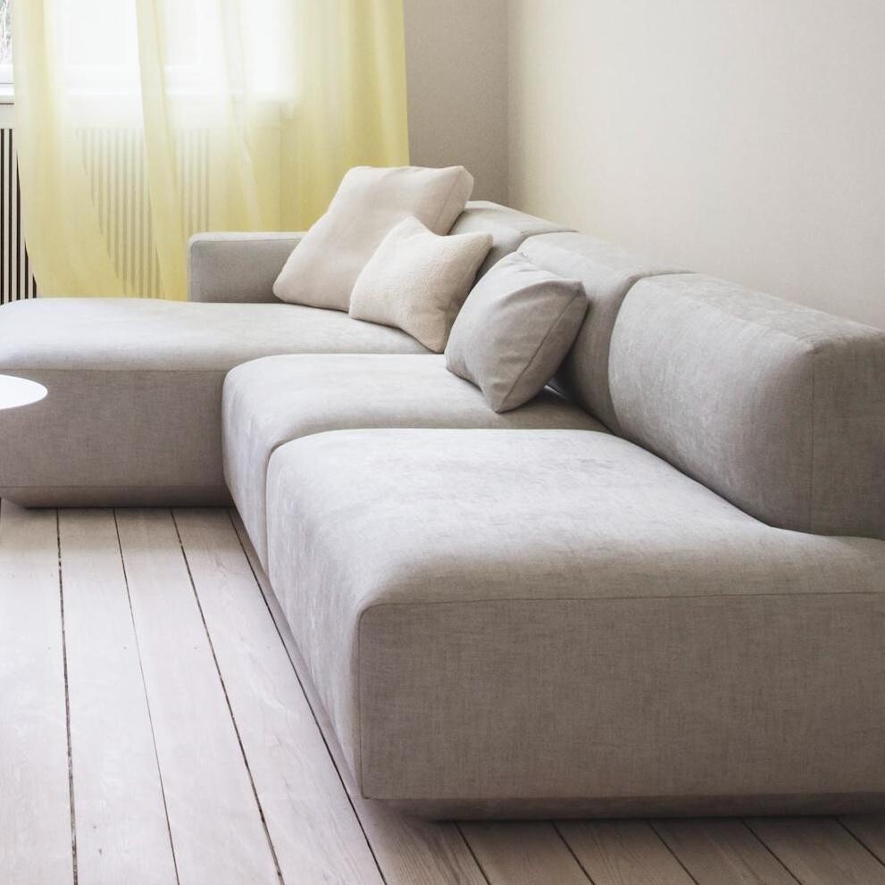 Develius 3-Seater Sofa Chaise Longue Right