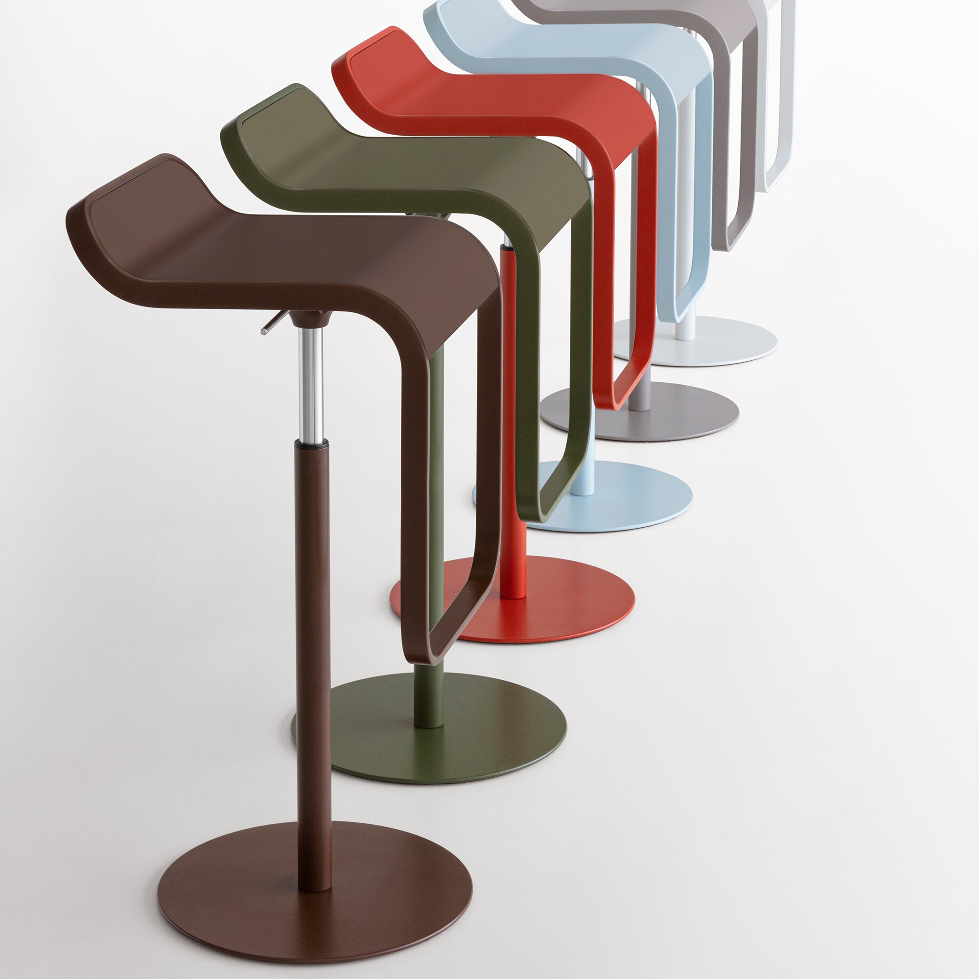 Lem S80 Bar Stool Powder-Coated Frame 66-79