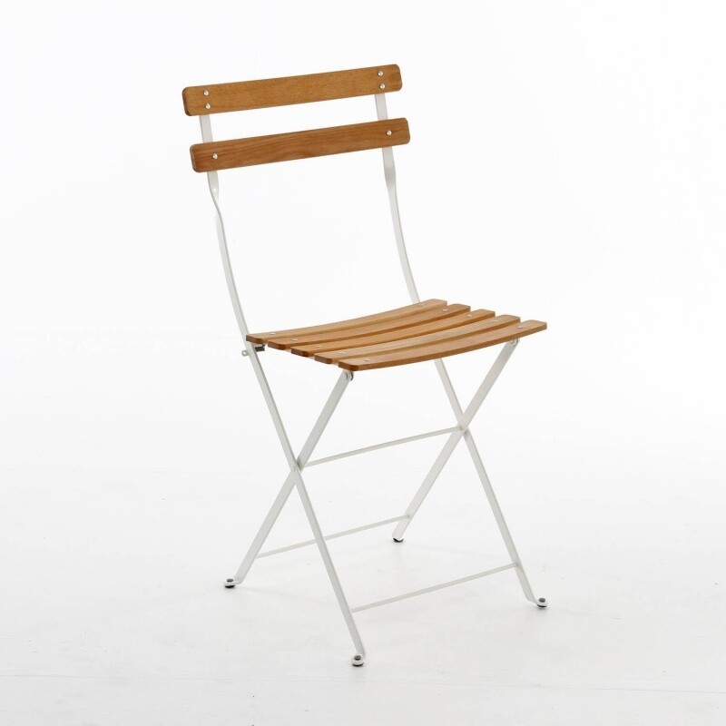 Bistro Naturel Folding Chair Set of 4