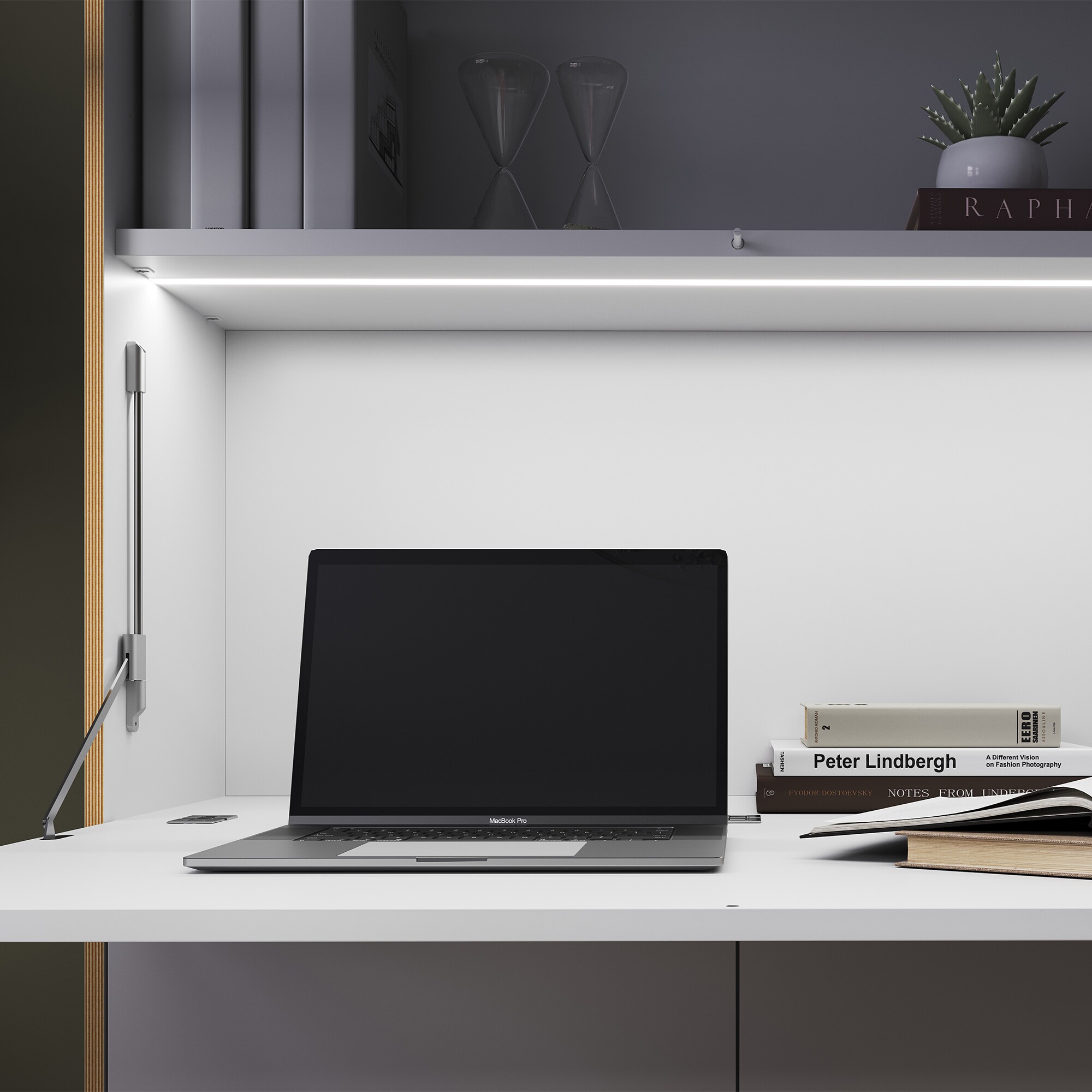 Flai Home-Office Secretar Magnetic 118x36x136.3cm