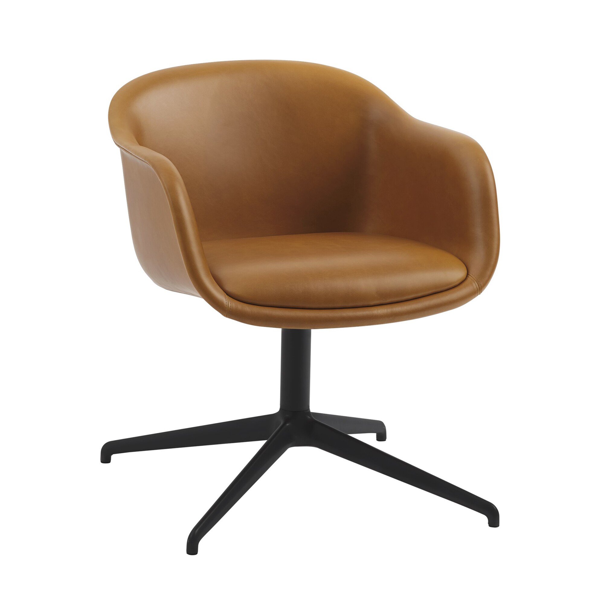 Fiber Conference Swivel upholstered Leather