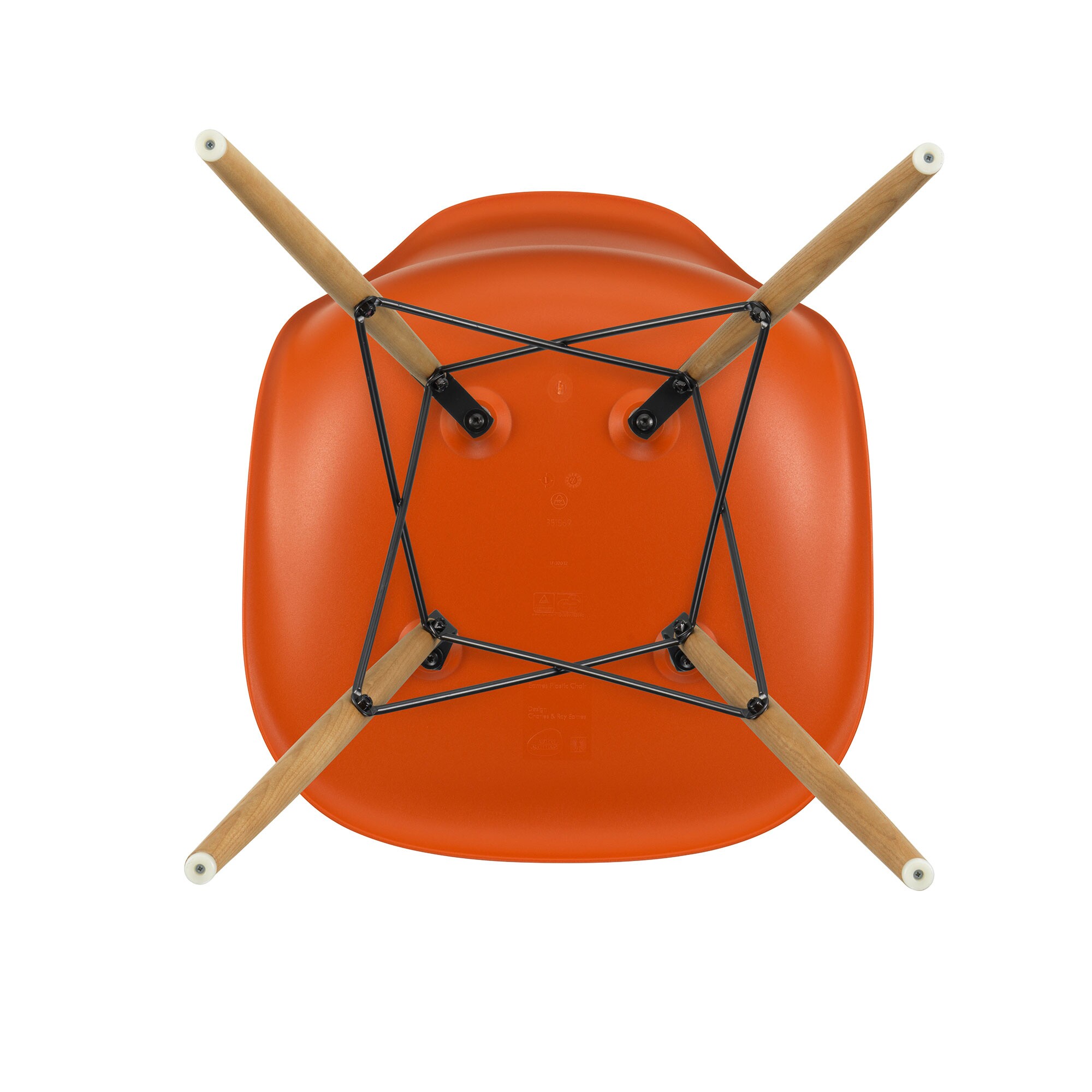 Eames Plastic Side Chair DSW RE Ash Base