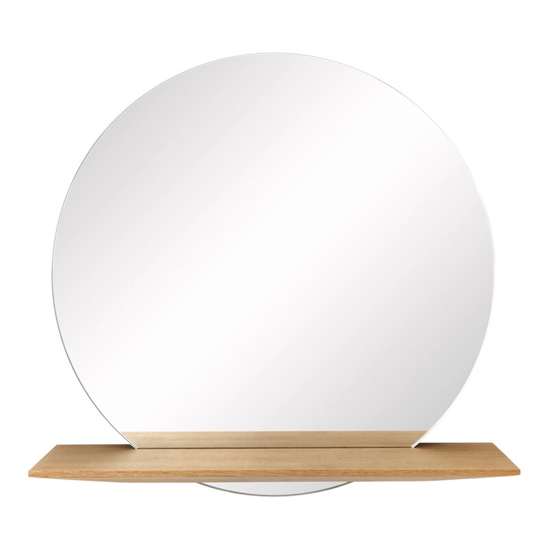 Cut Storage Board with Mirror Ø 75cm