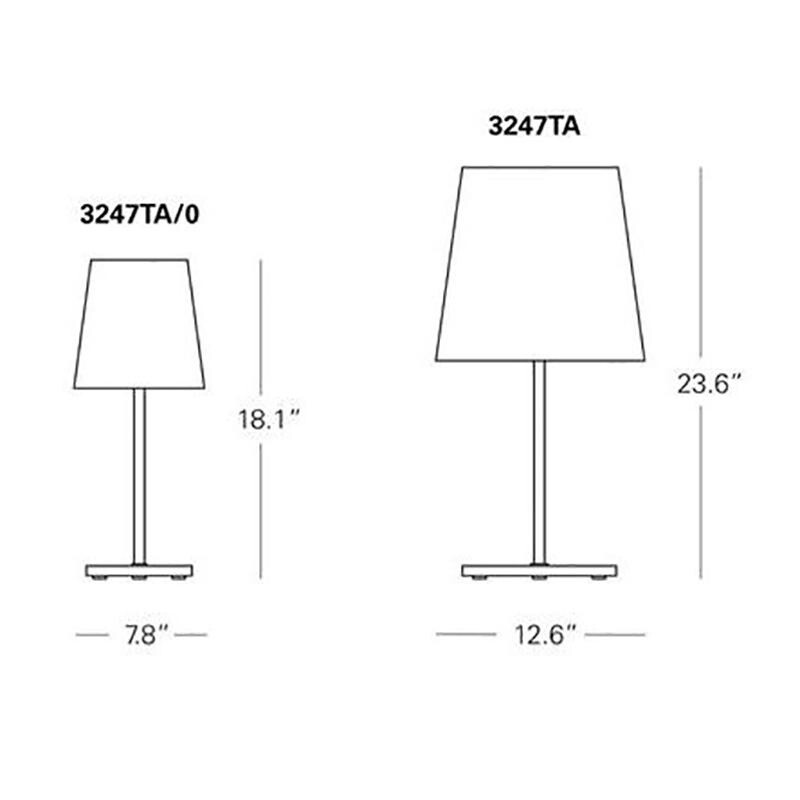 3247TA Table Lamp H46cm