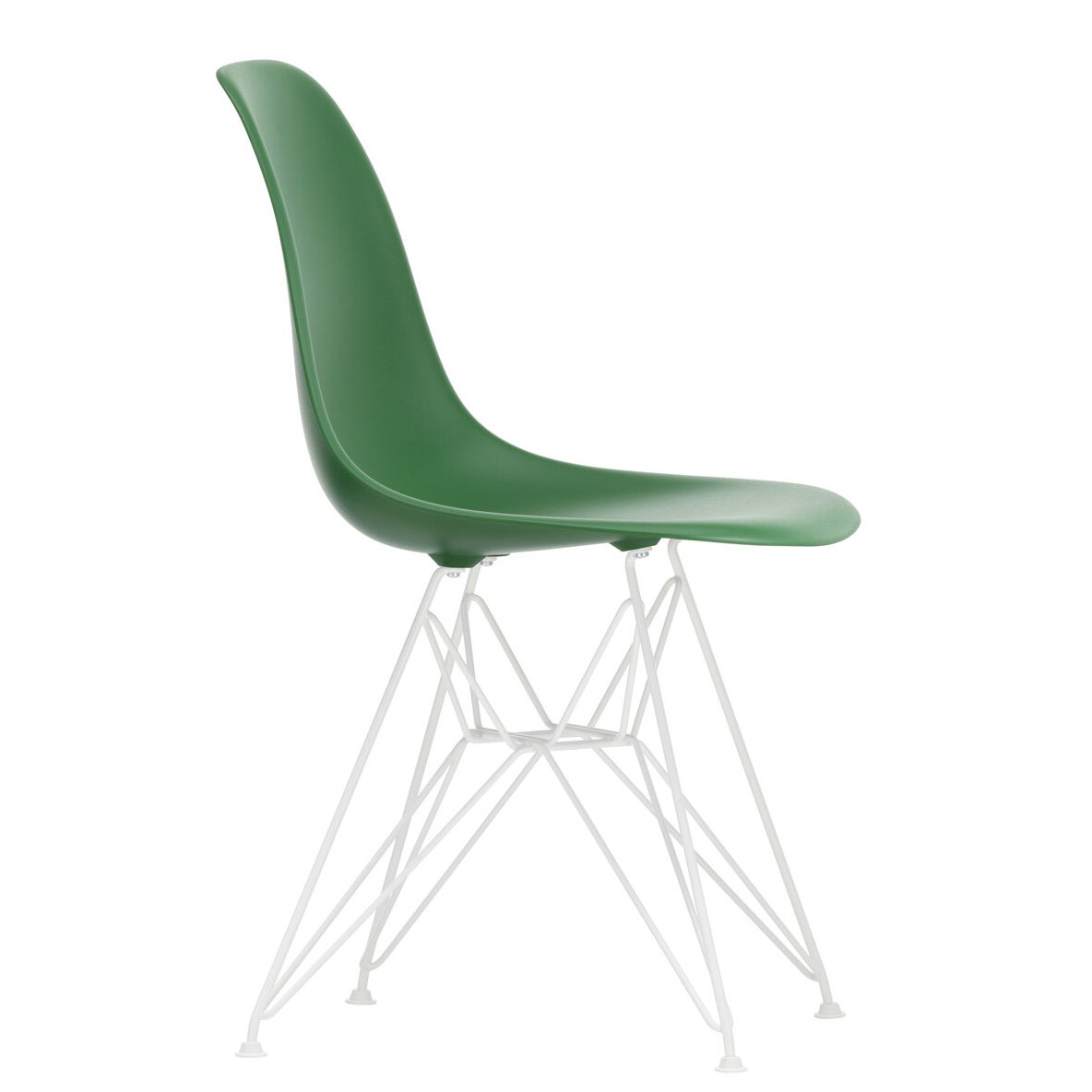 Eames Plastic Side Chair DSR RE White Base