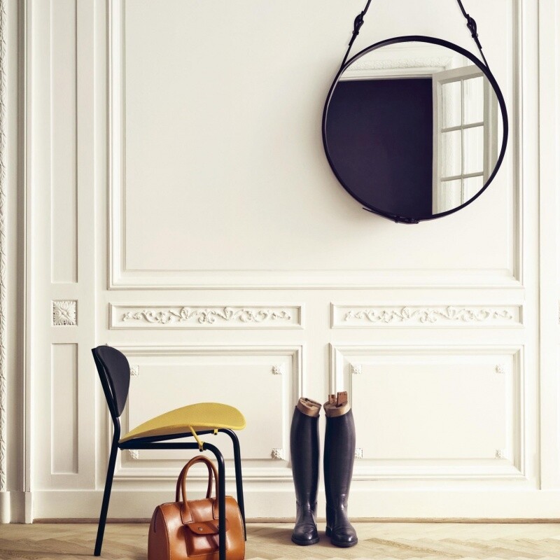 Adnet Wall Mirror Ø70cm