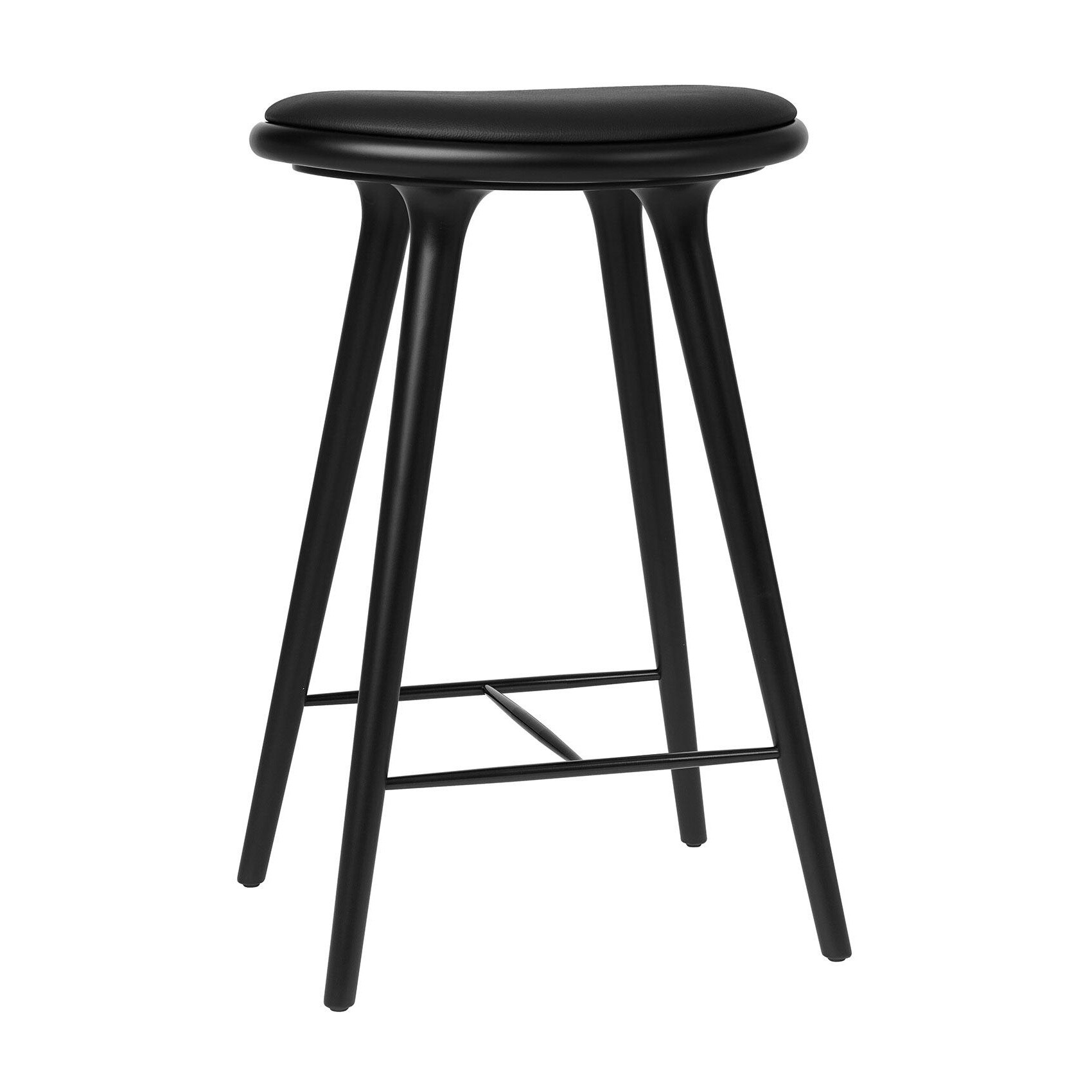 High Stool Beech Base H 69cm