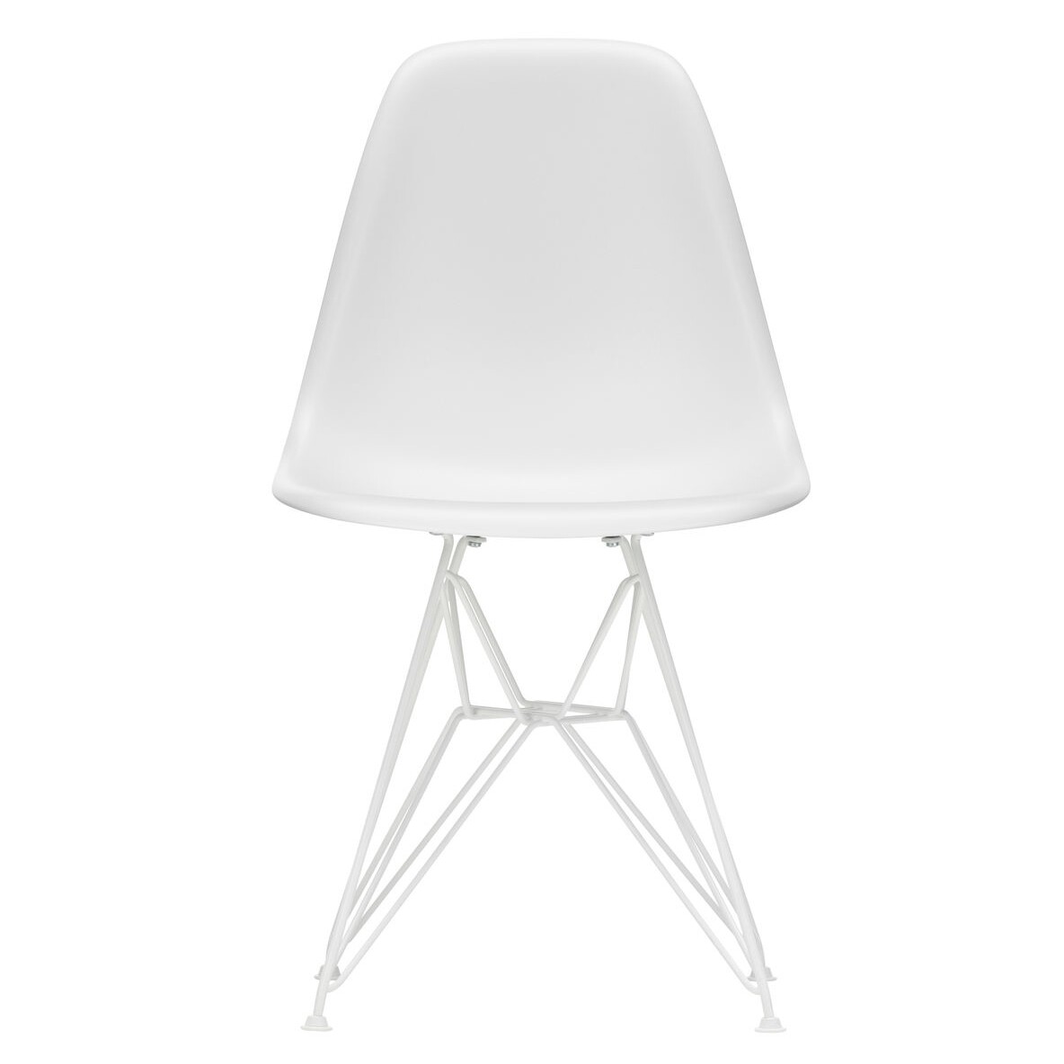 Eames Plastic Side Chair DSR RE White Base