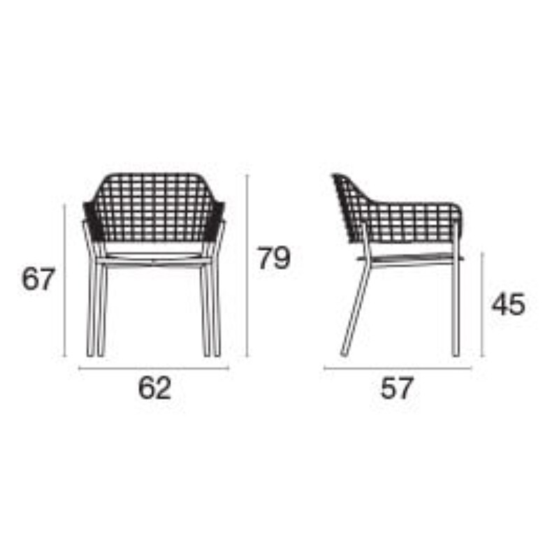 Lyze Garden Armchair Teak