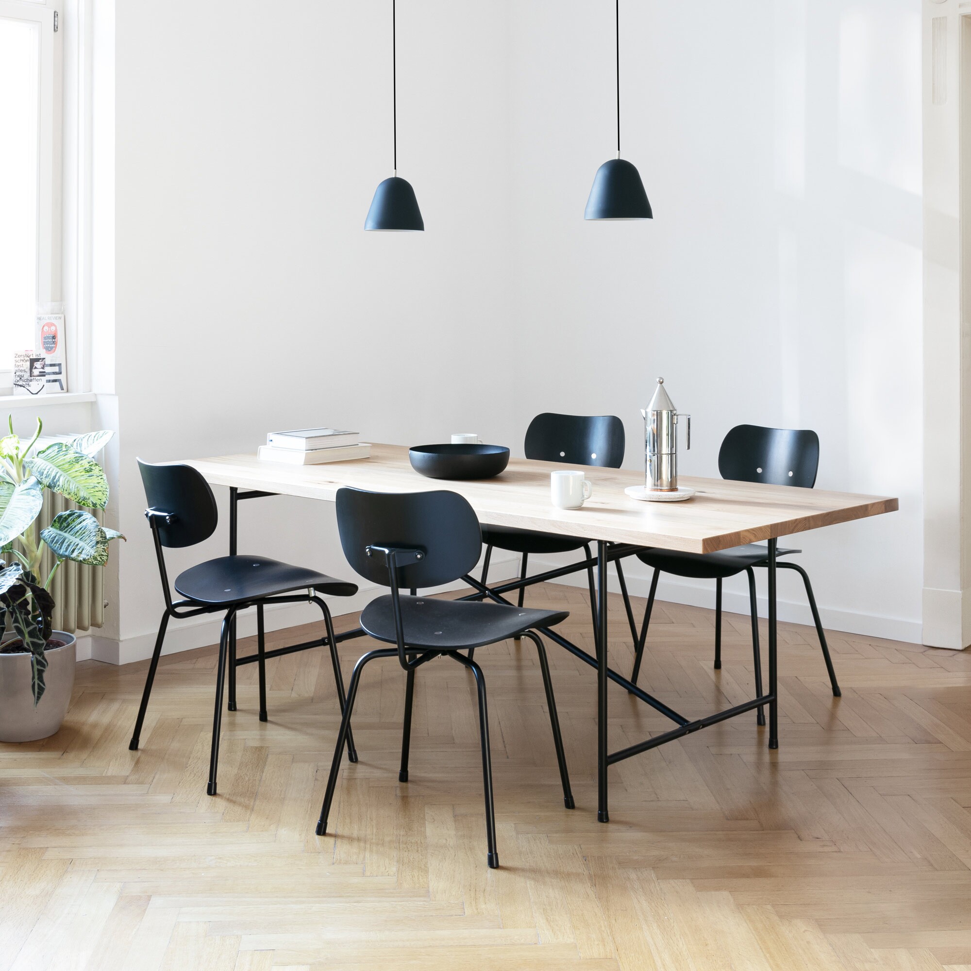 Eiermann Chair SE 68 Frame Black