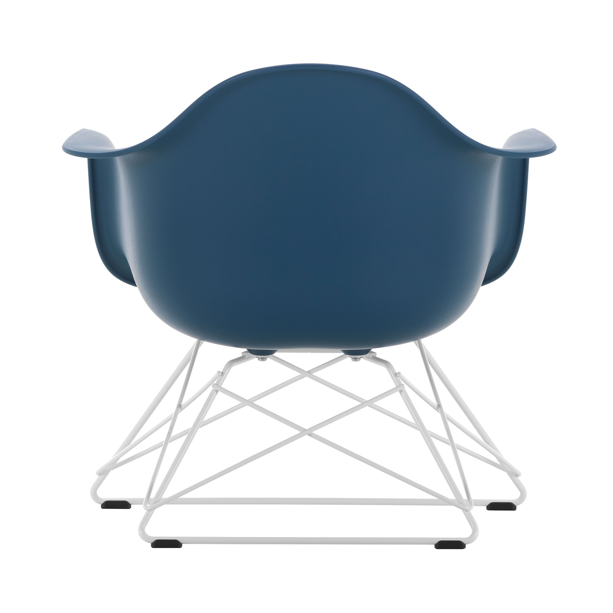 Eames Plastic Armchair LAR RE White Base