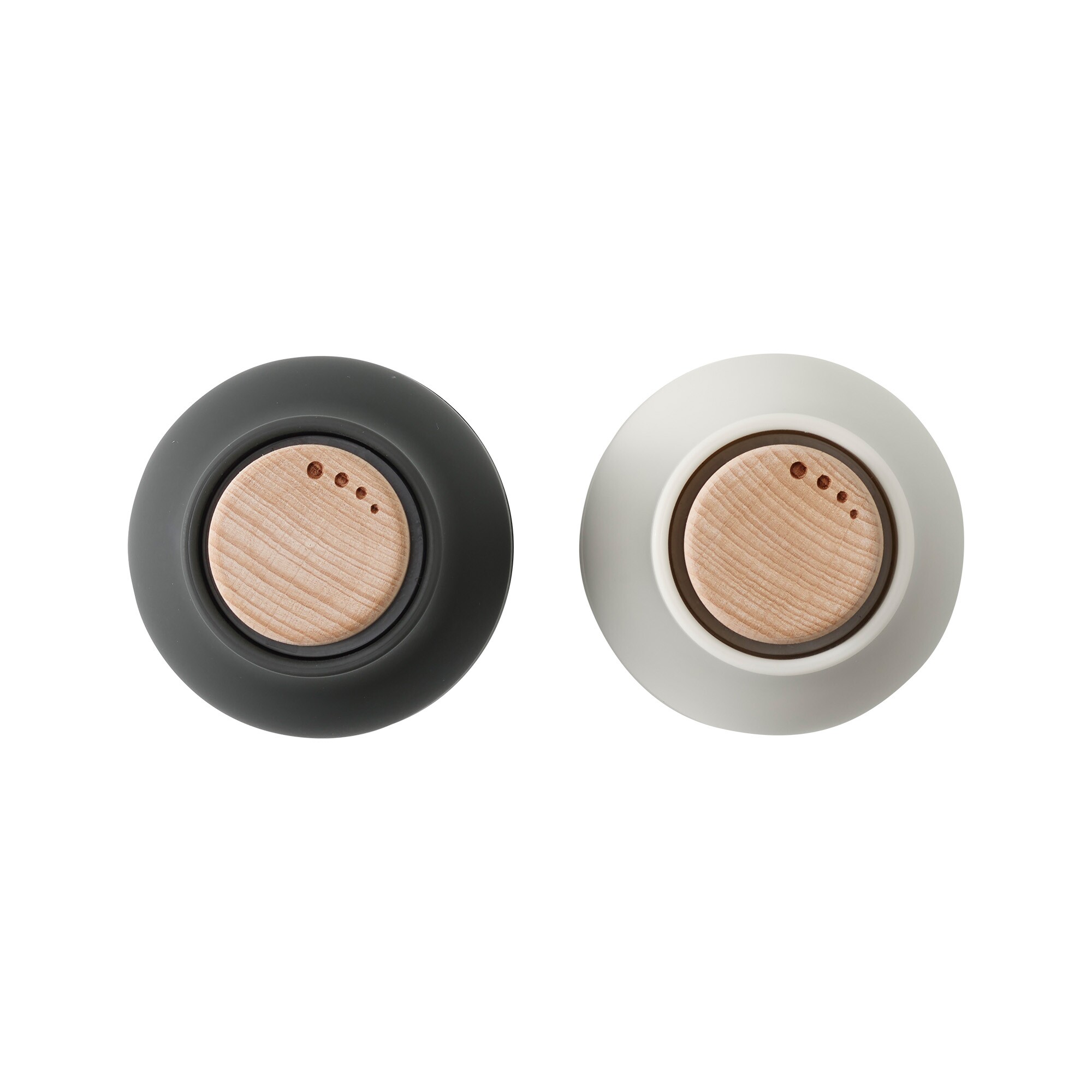 Bottle Grinder Small Set of 2 With Beech Lid