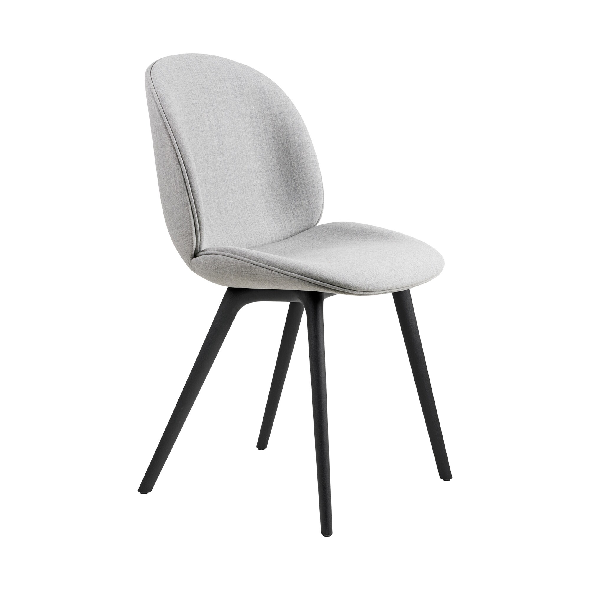 Beetle Dining Chair Full Upholstered Base Plastic