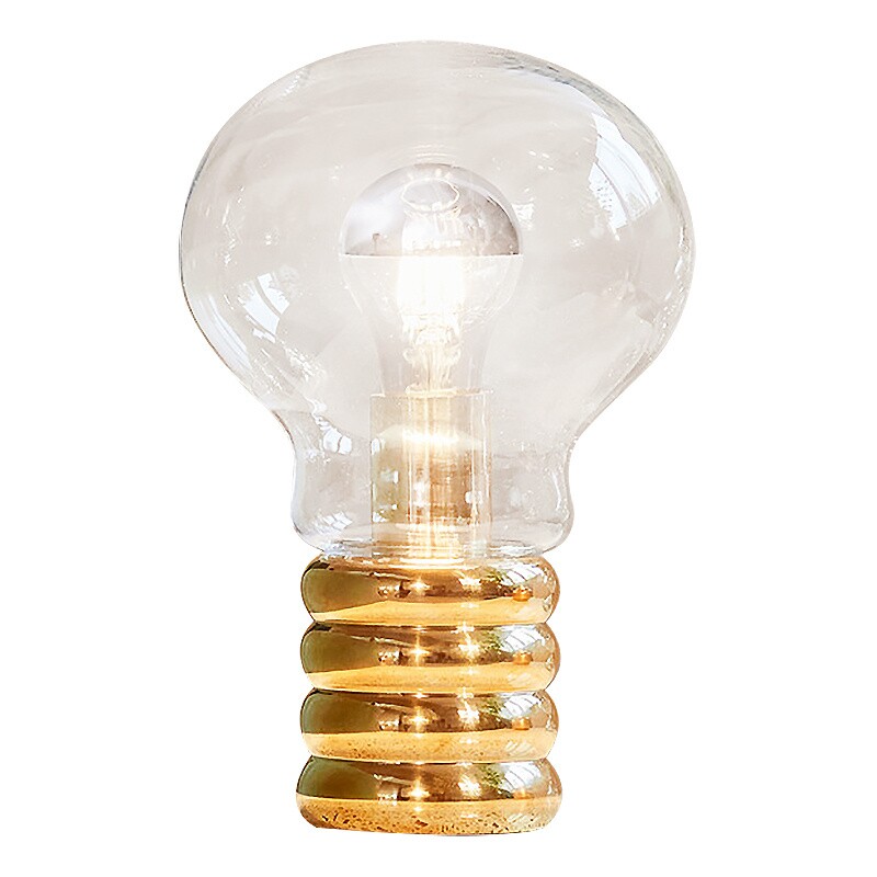 Bulb Brass Table Lamp