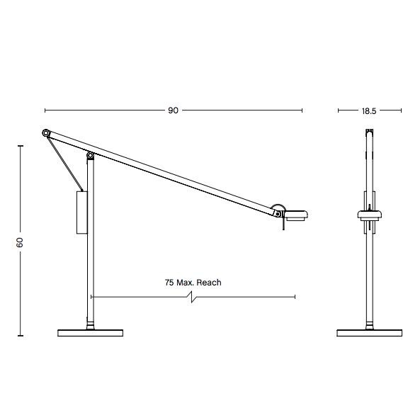 Fifty-Fifty LED Desk Lamp