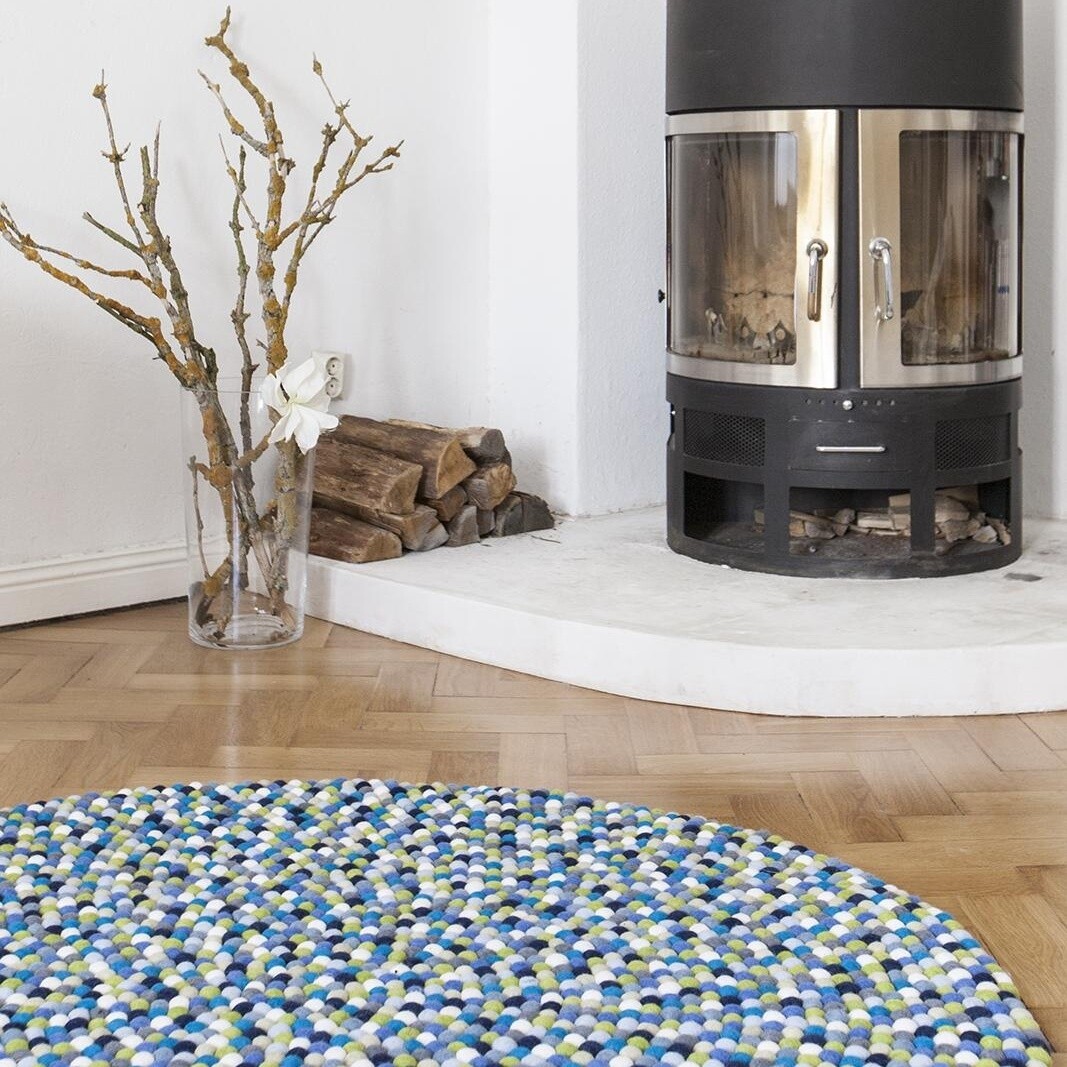 Fritz Felt Ball Rug