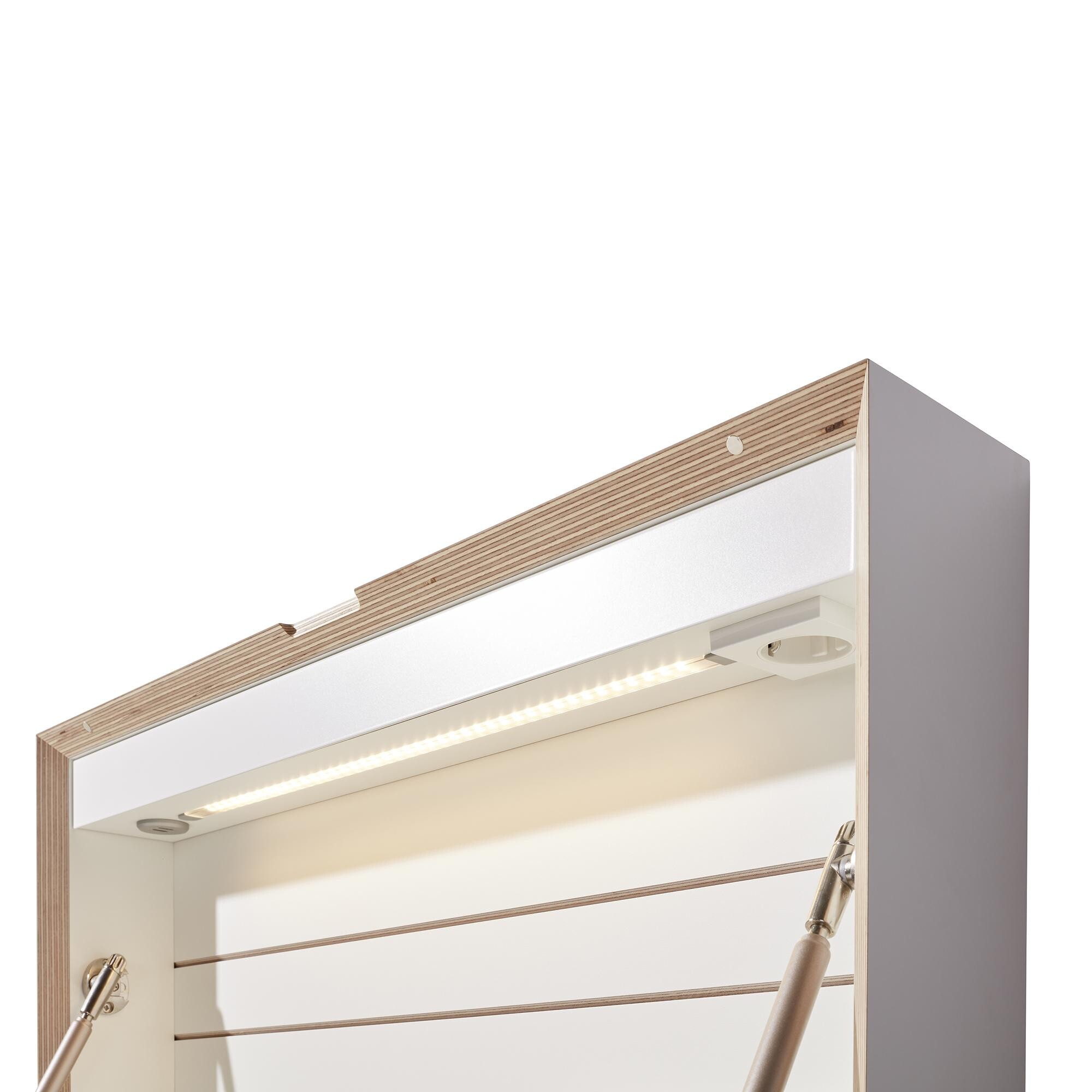 Flatmate Wall Secretary with Birch Edge