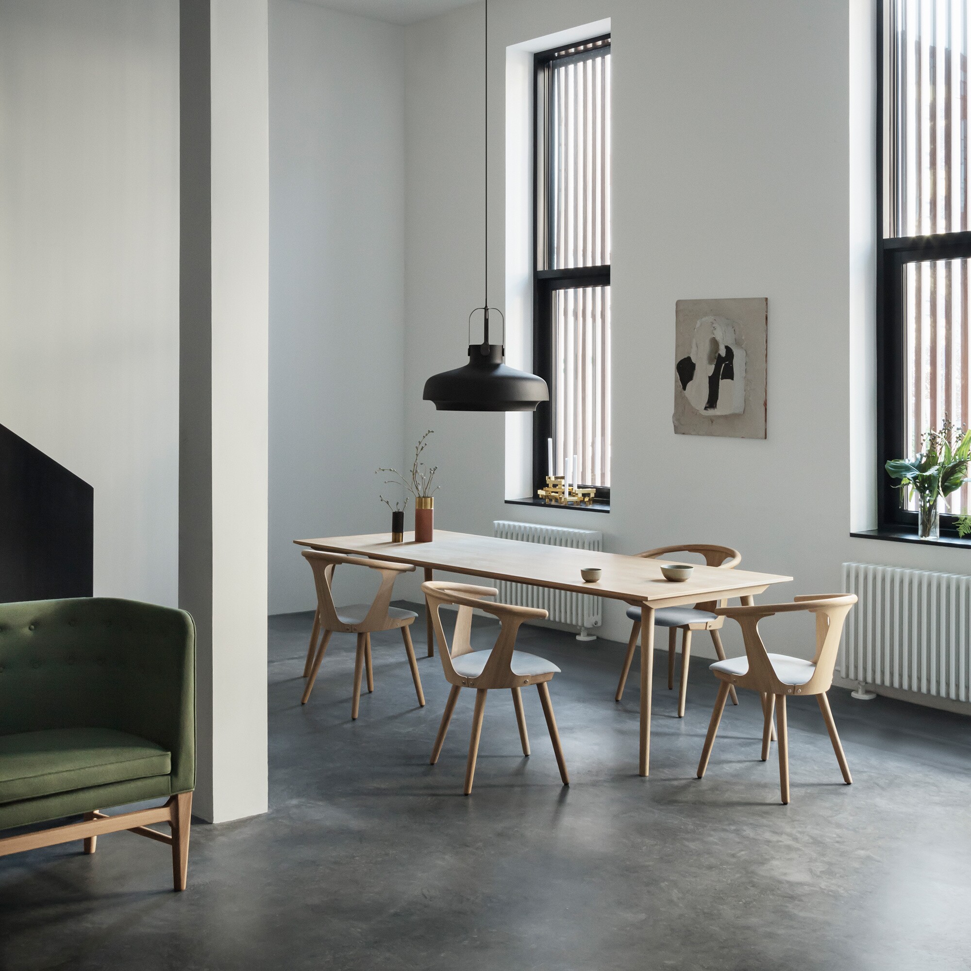 In Between SK2 Chair Upholstered Frame Oak