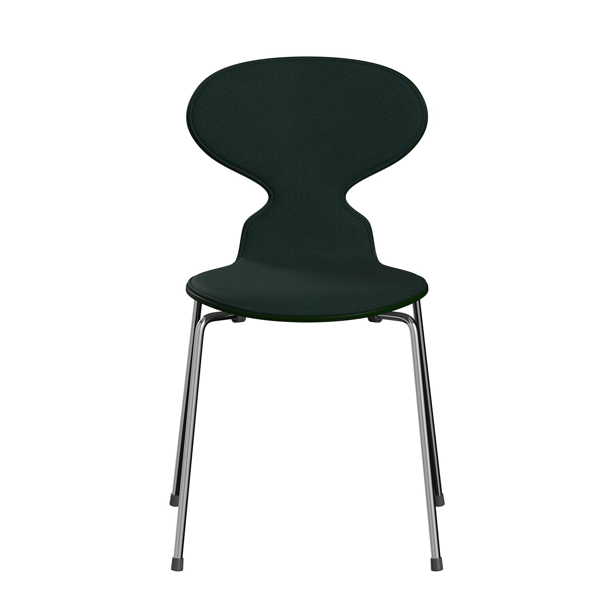 Ant™ Chair Front Upholstered Chromed Base