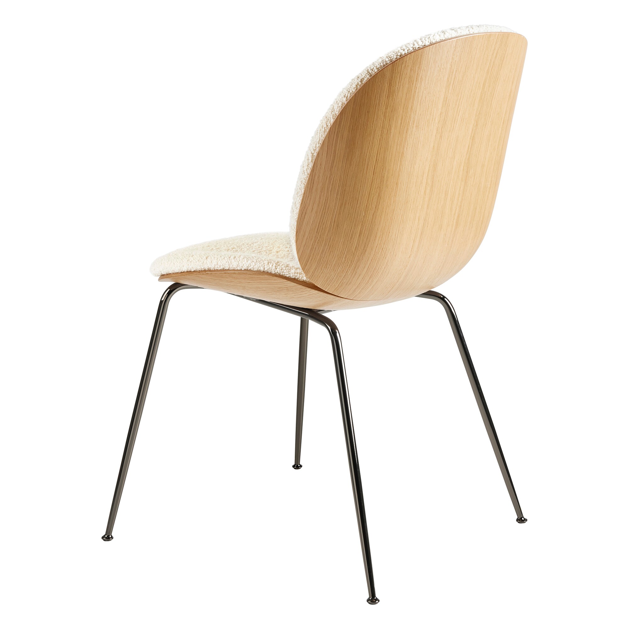 Beetle 3D Veneer Dining Chair Upholstered