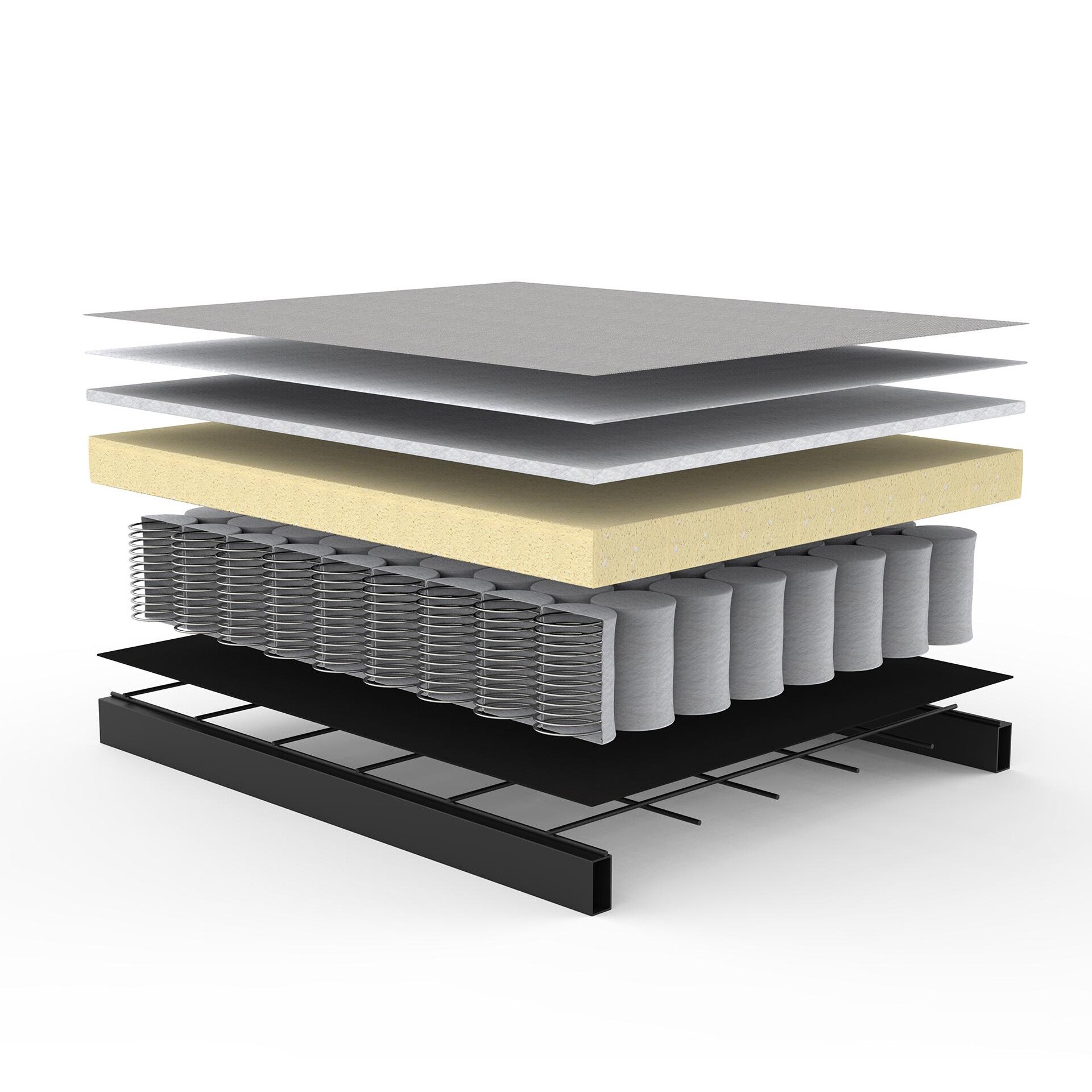 Ghia Sofa Bed Fabric Legs Chromed Steel 210x93cm