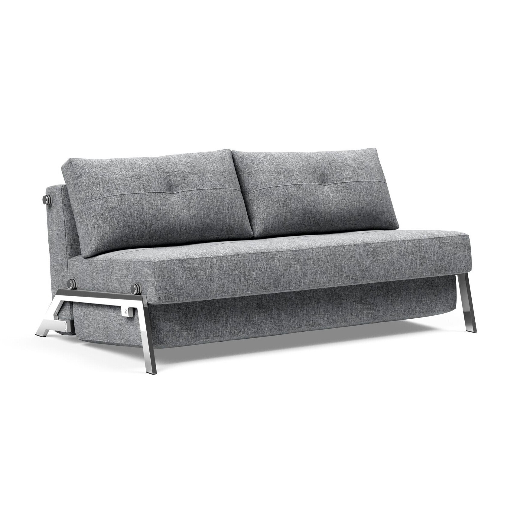 Cubed 160 Sofa Bed Chrome 165x103cm