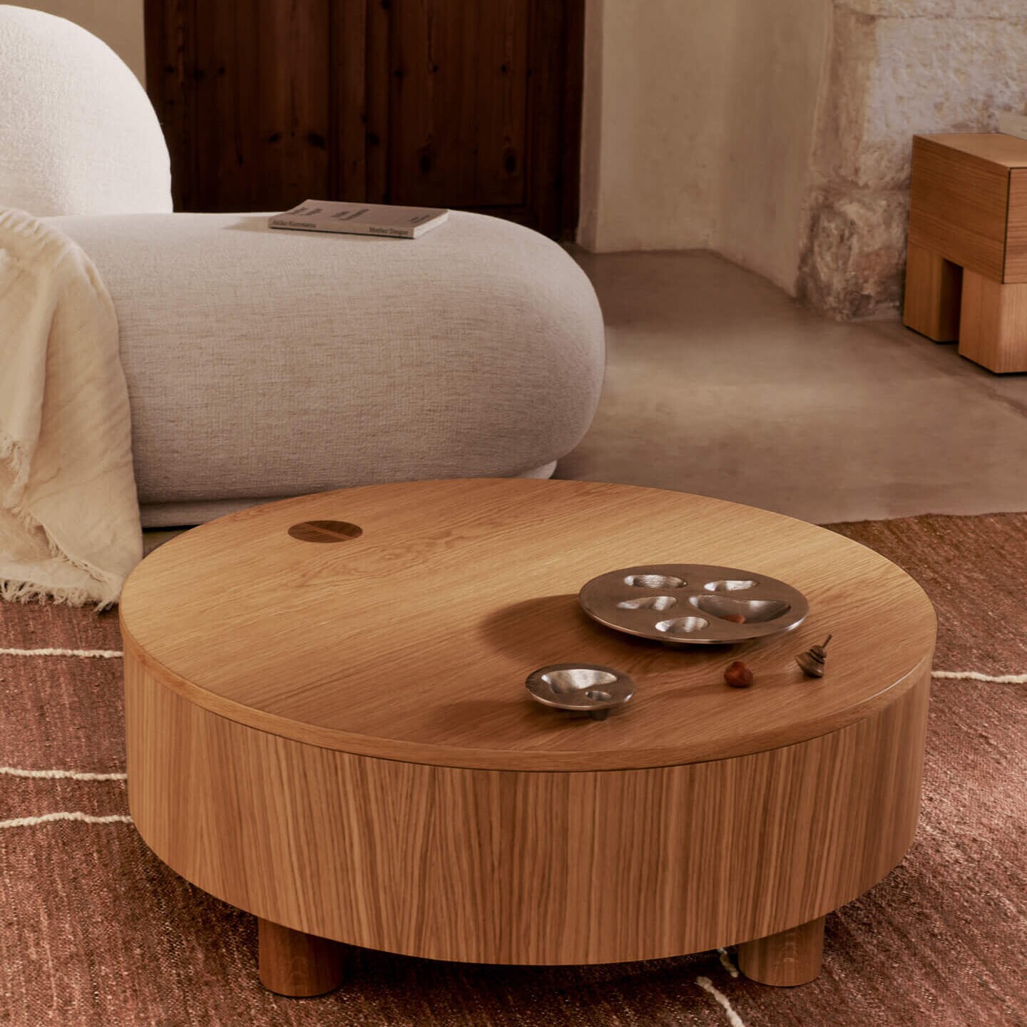 Olles Side Table with Storage