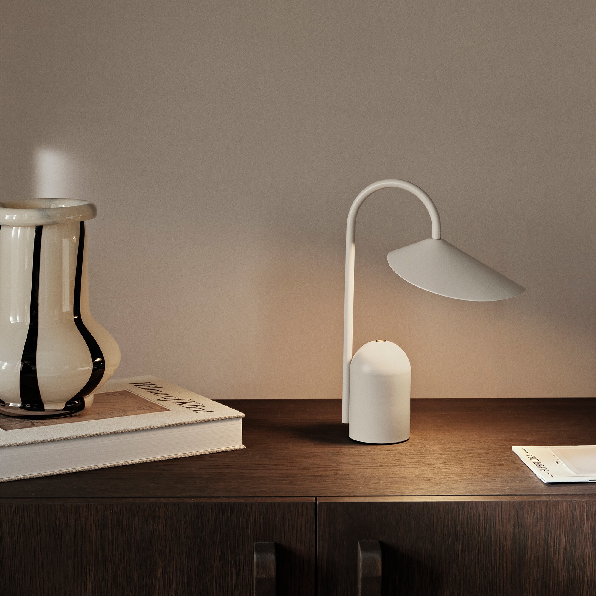Arum Portable Table Lamp with Battery