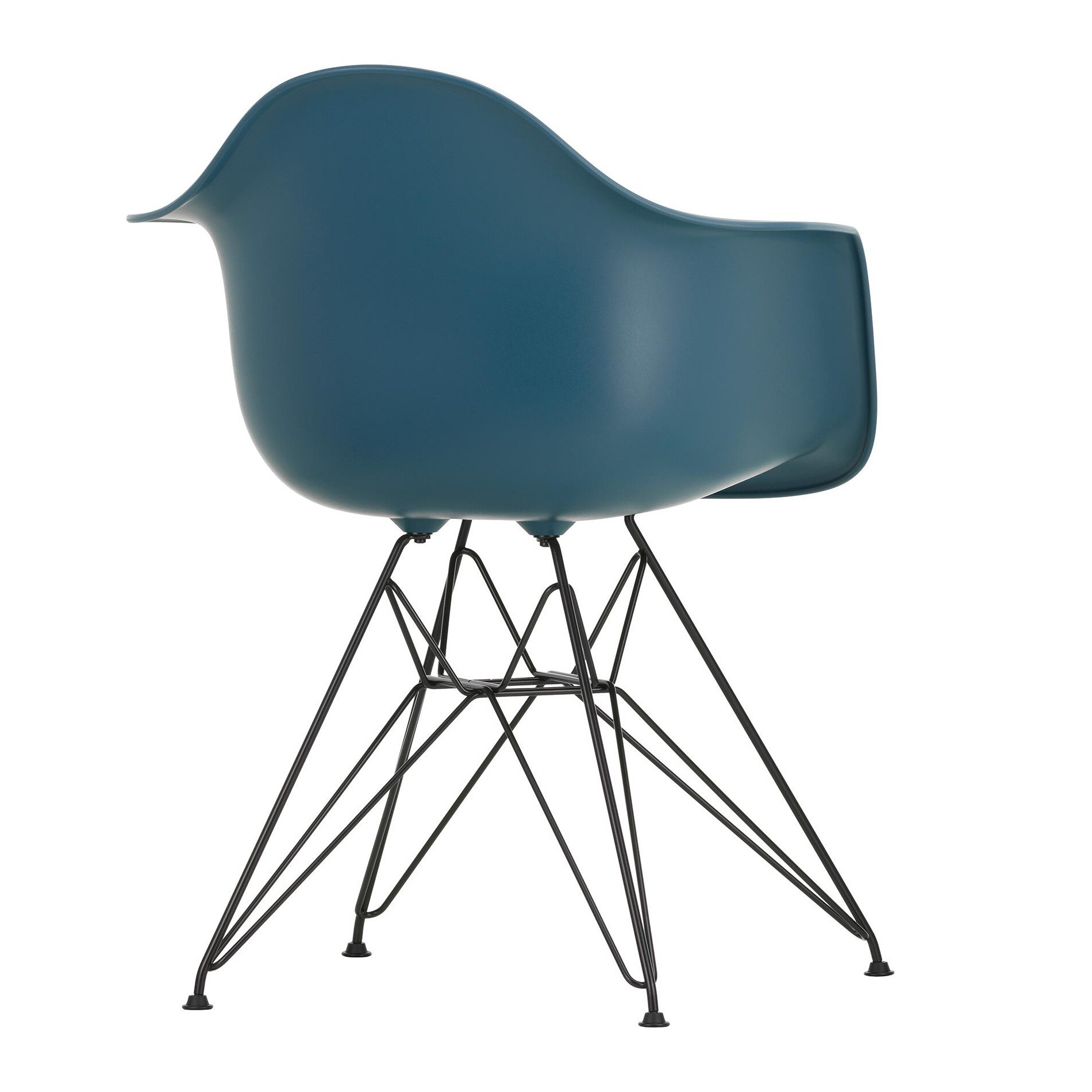 Eames Plastic Armchair DAR RE Black Base