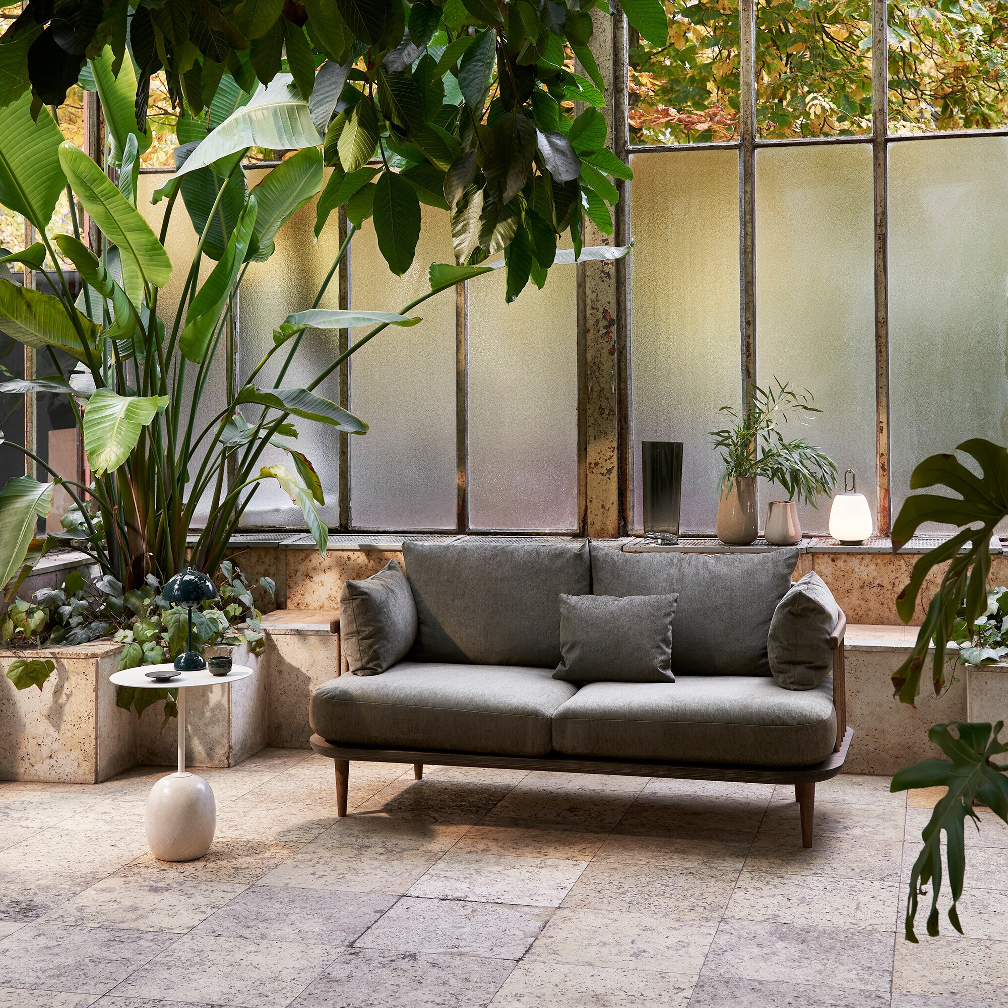 Lato LN8 Side Table Top Steel Round