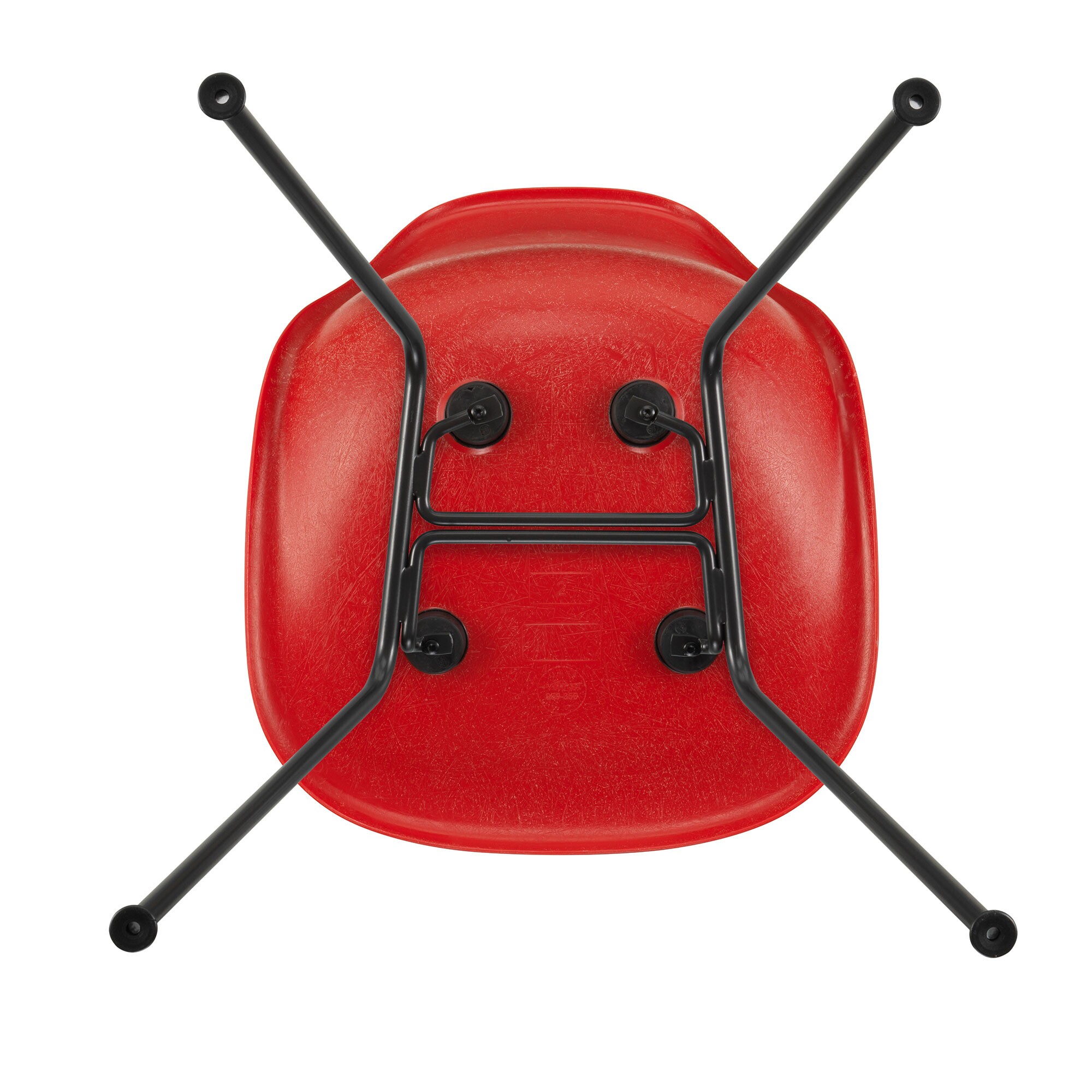 Eames Fiberglass Side Chair DSX Black Base